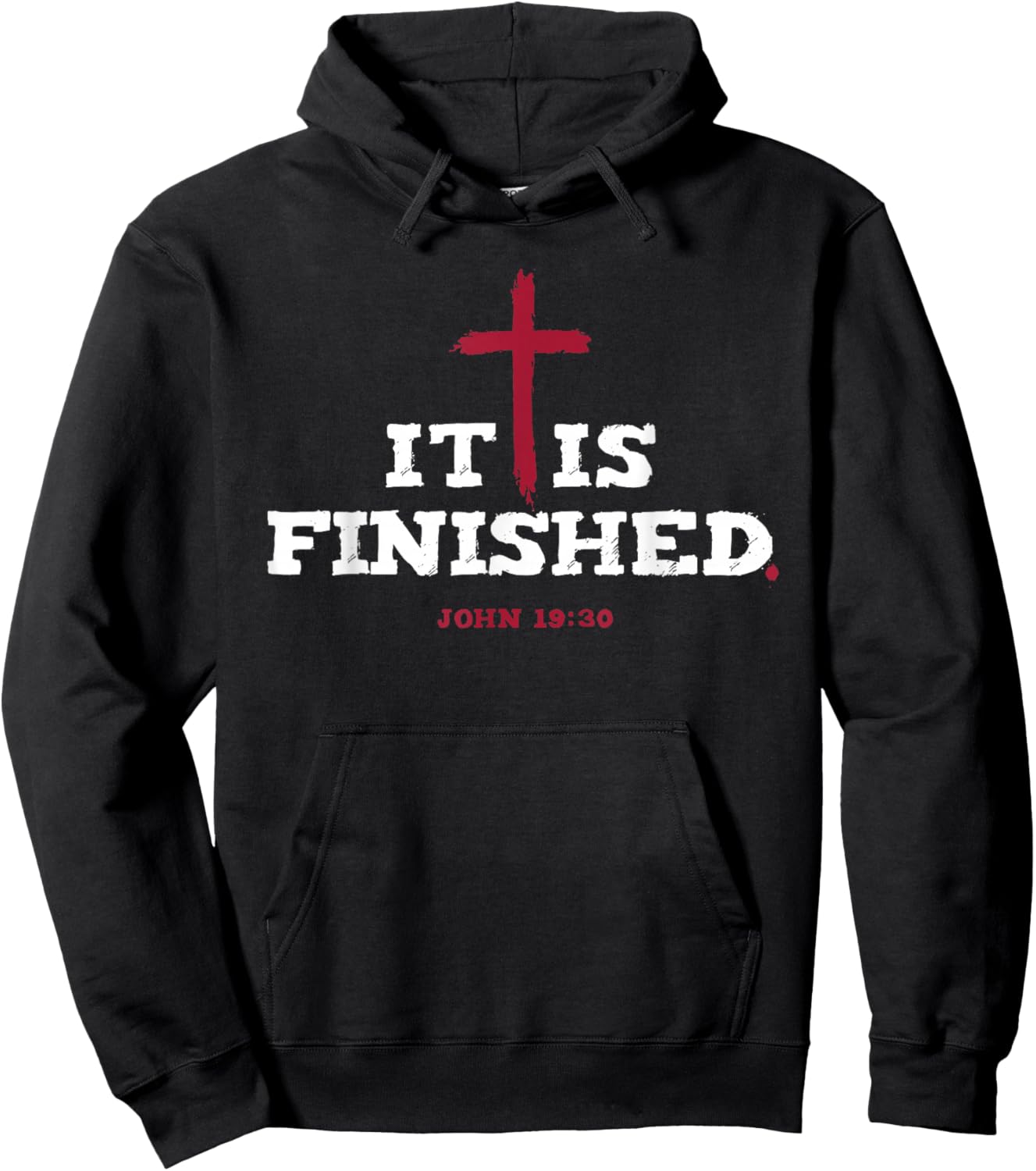 It is finished Inspirational Religious Christian Hoodie - Hoodie | Black