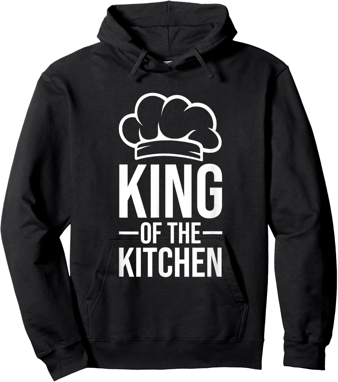 Funny Cook Cooking Chef Gift - King Of The Kitchen Hoodie - Hoodie | Black