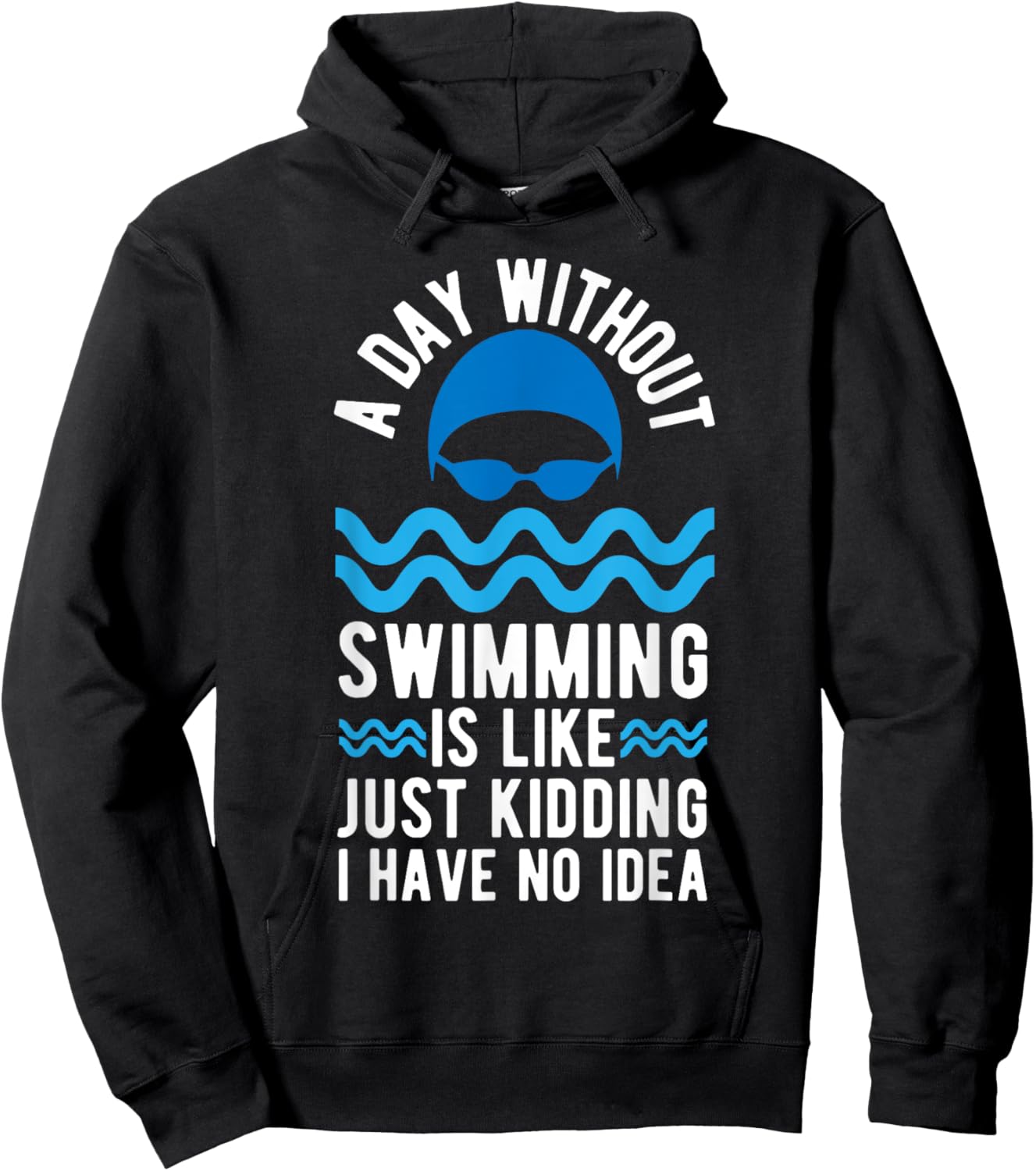 Funny Swimming Art Women Swim Team Coach Swimmer Hoodie - Hoodie | Black