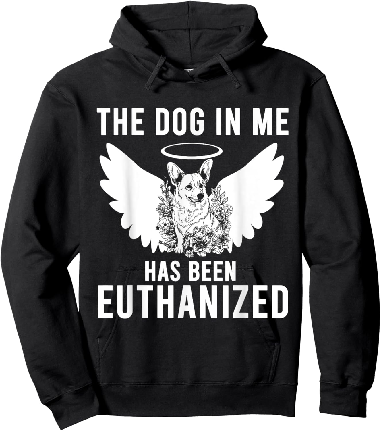 The Dog In Me Has Been Euthanized Women Hoodie - Hoodie | Black