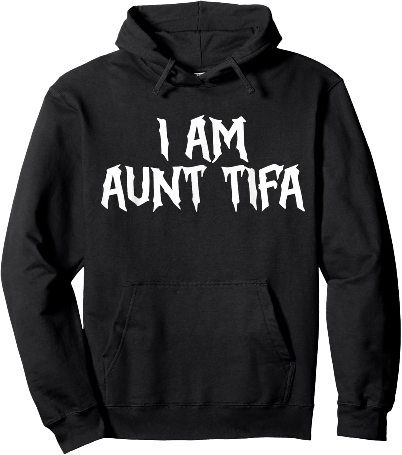 I Am Aunt Tifa Aunt Tifa Funny Aunt Tifa Thanksgiving Hoodie - Hoodie | Black
