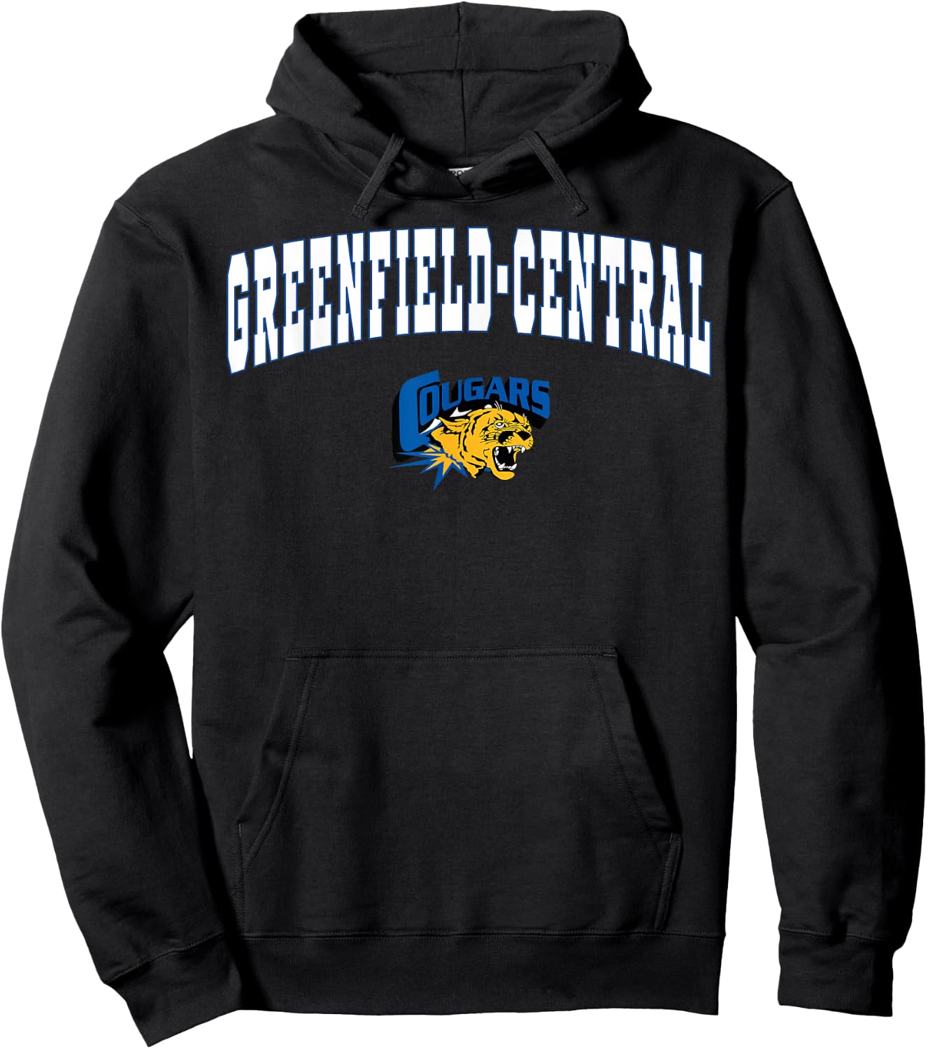 Greenfield-Central High School Cougars C2 Hoodie - Hoodie | Black