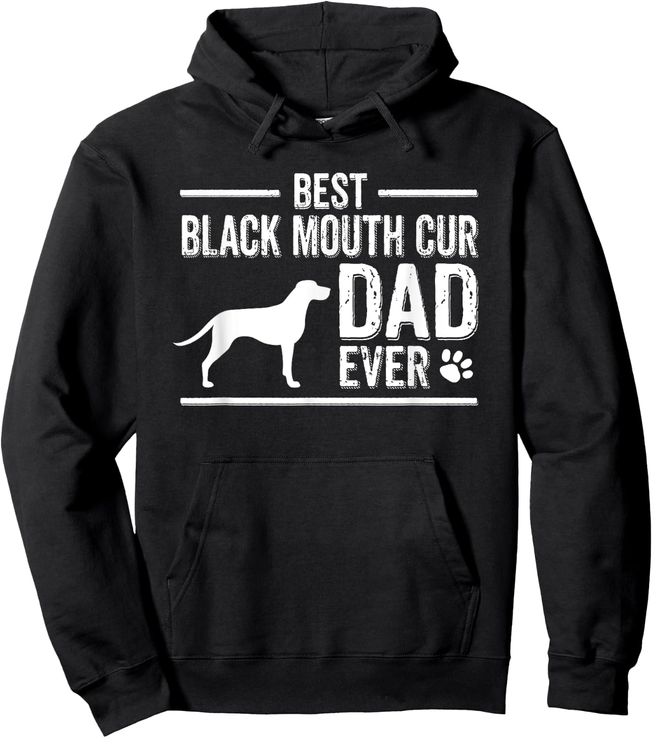 Black Mouth Cur Hoodie - Hoodie | Black