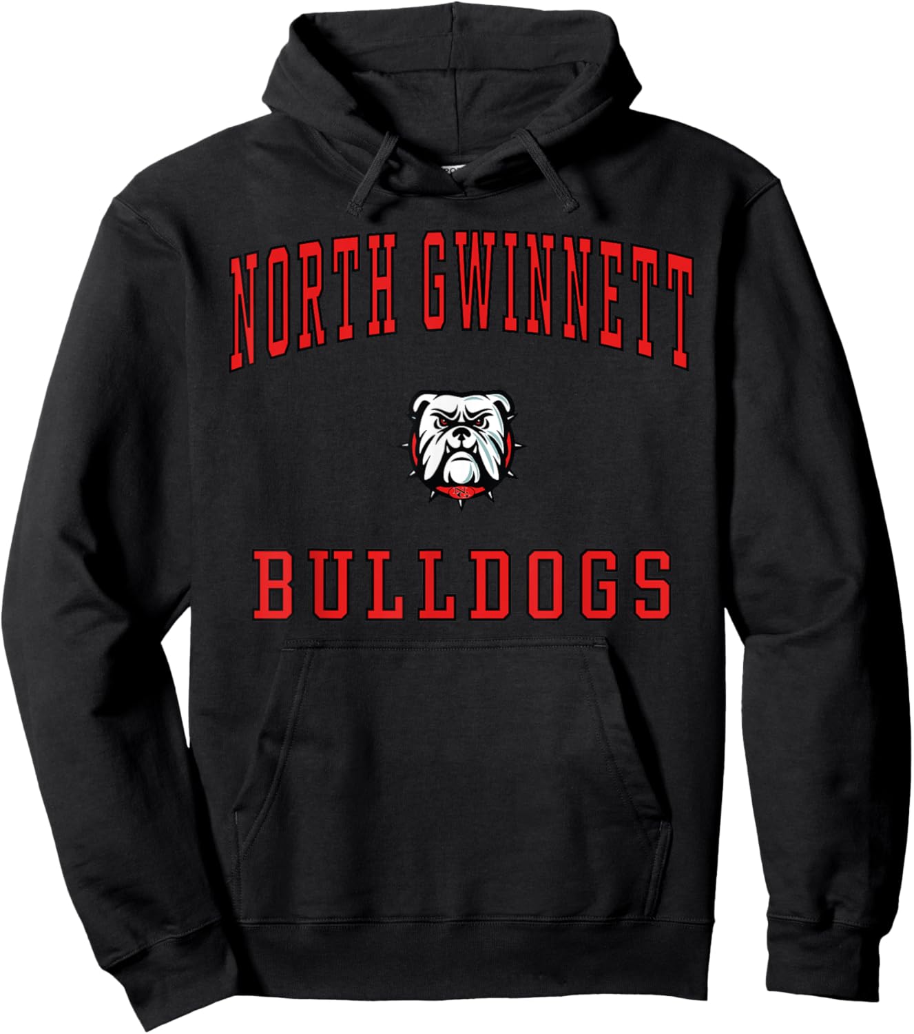 North Gwinnett High School Bulldogs Hoodie - Hoodie | Black