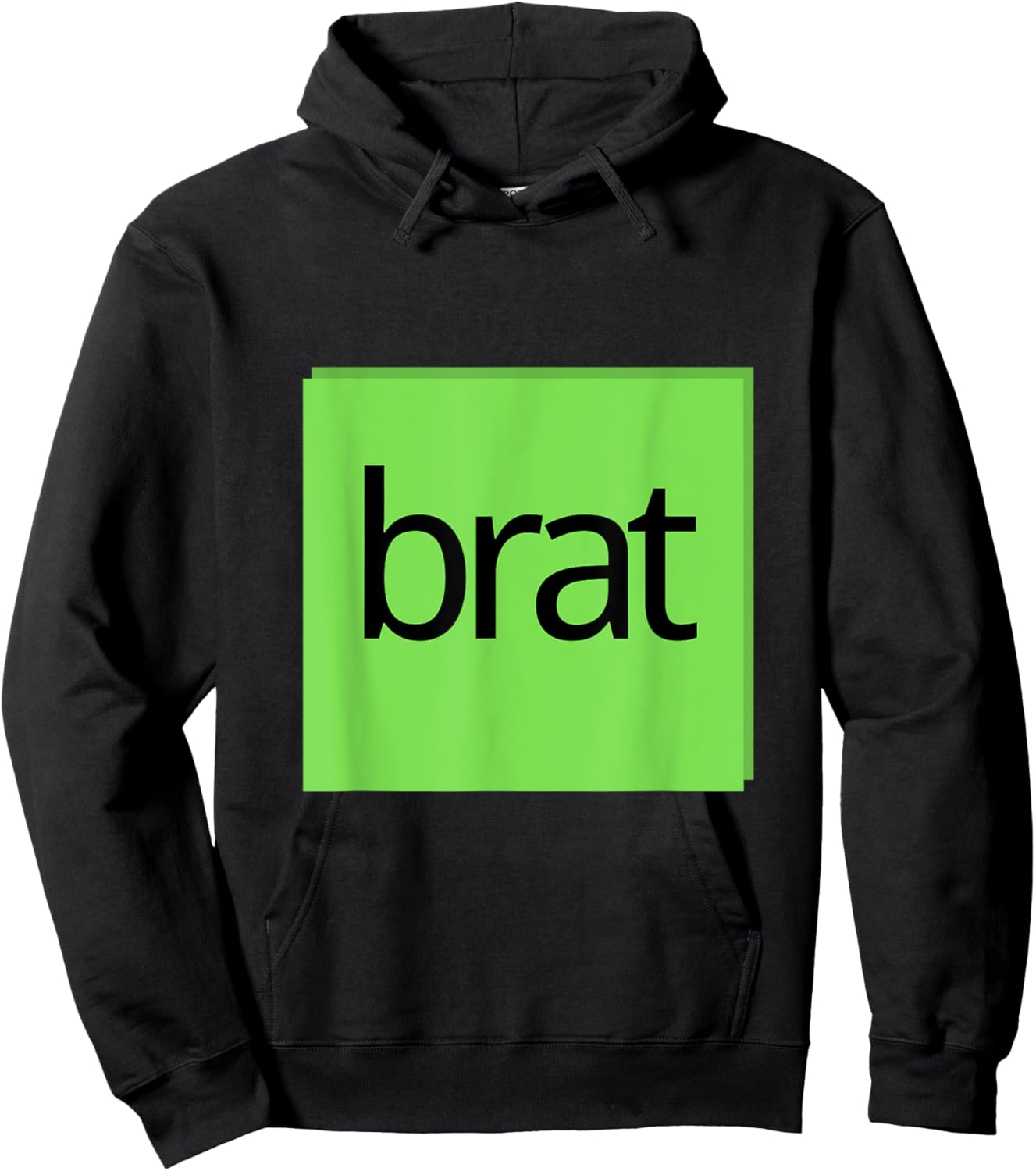 Funny Green Brat Design Hoodie - Hoodie | Black
