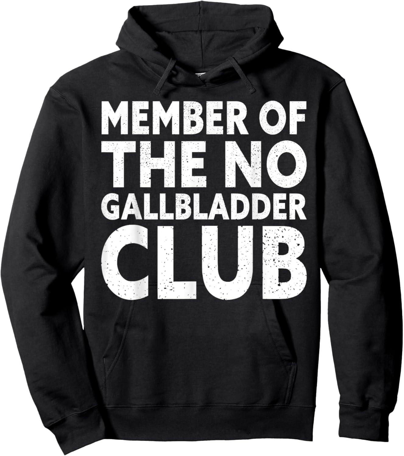 Member of the No Gallbladder Club Gallbladder Surgery Funny Hoodie - Hoodie | Black