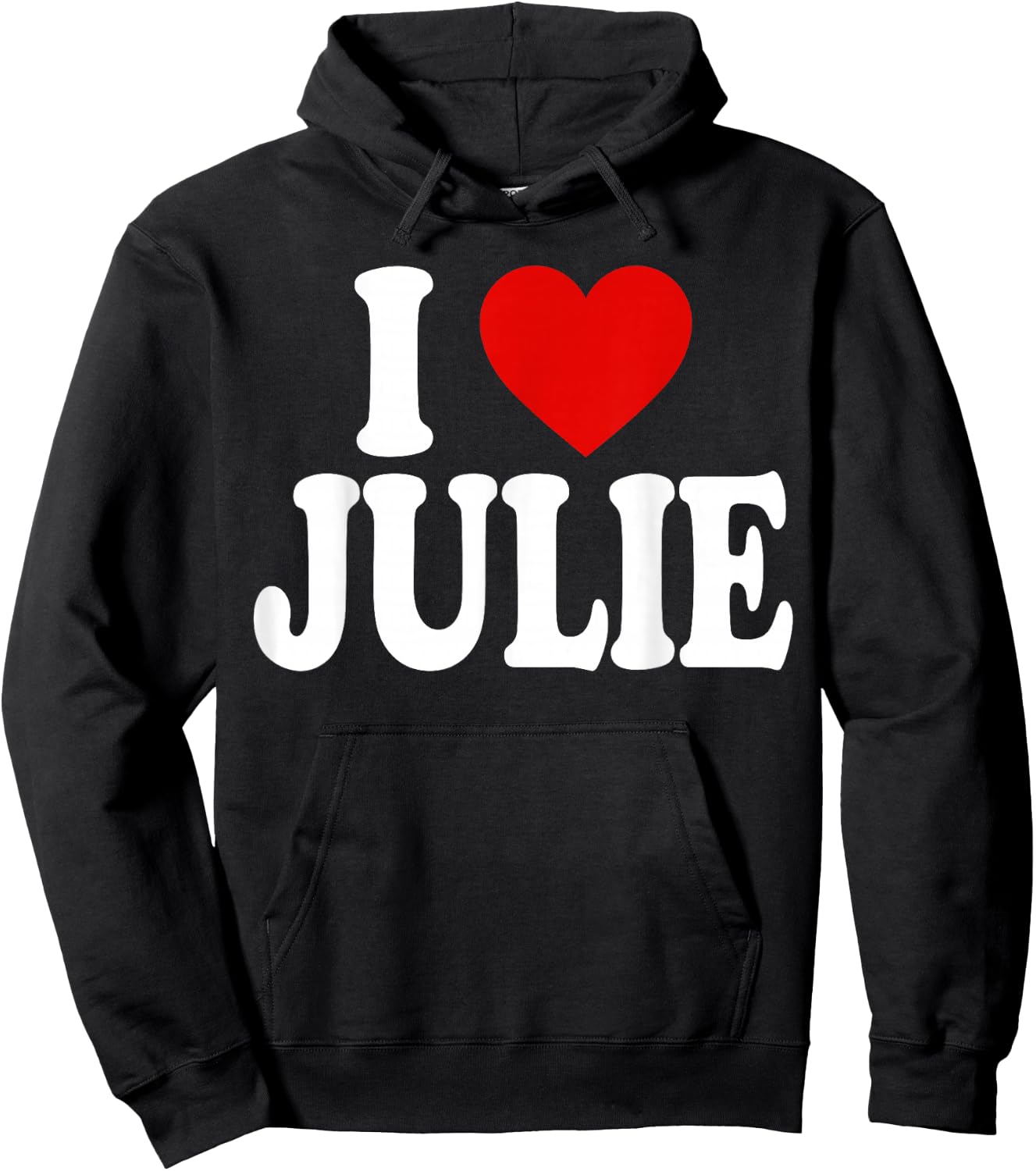 I Heart Love Julie Hoodie - Hoodie | Black
