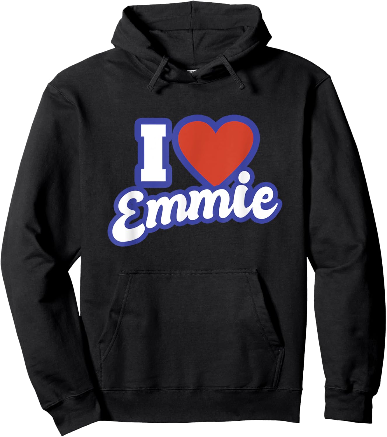 I Love Emmie Hoodie - Hoodie | Black
