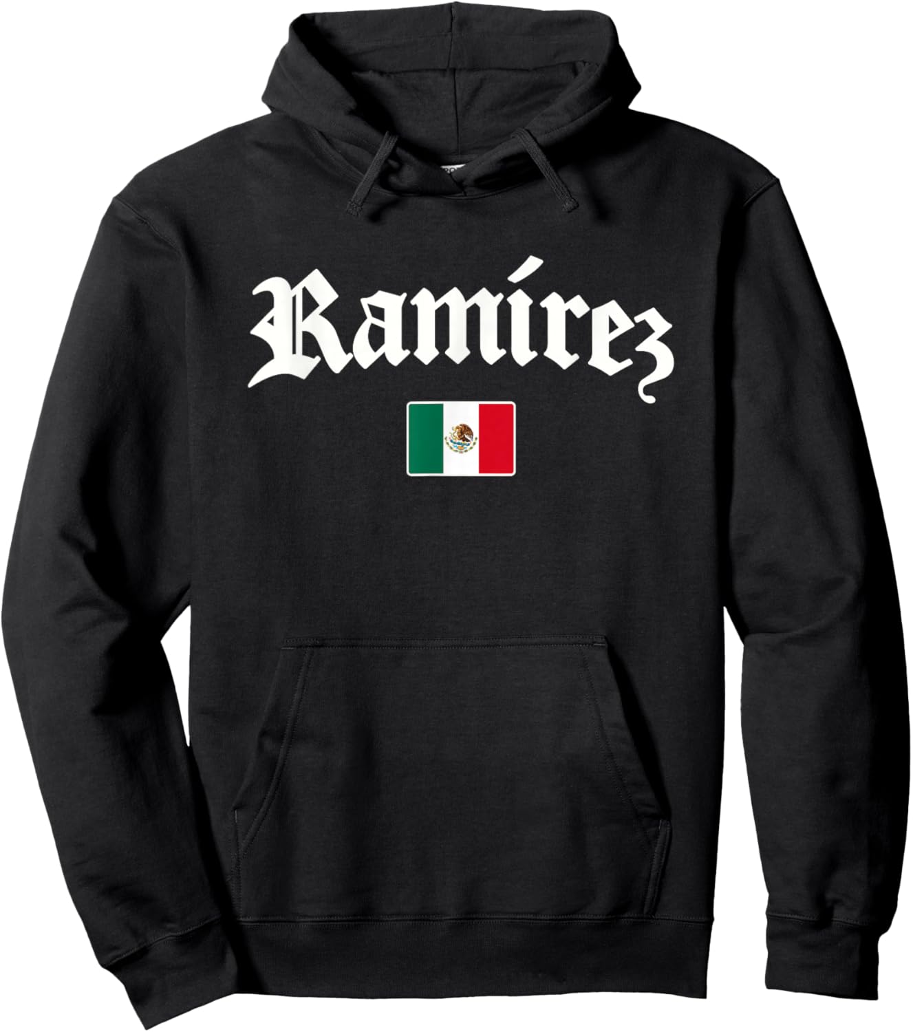 Ramirez Mexican Flag of Mexico Hoodie - Hoodie | Black