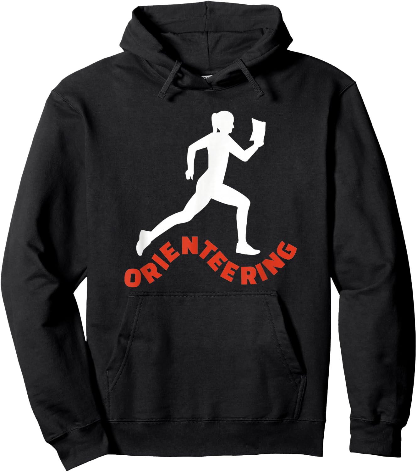 Orienteering woman Hoodie - Hoodie | Black