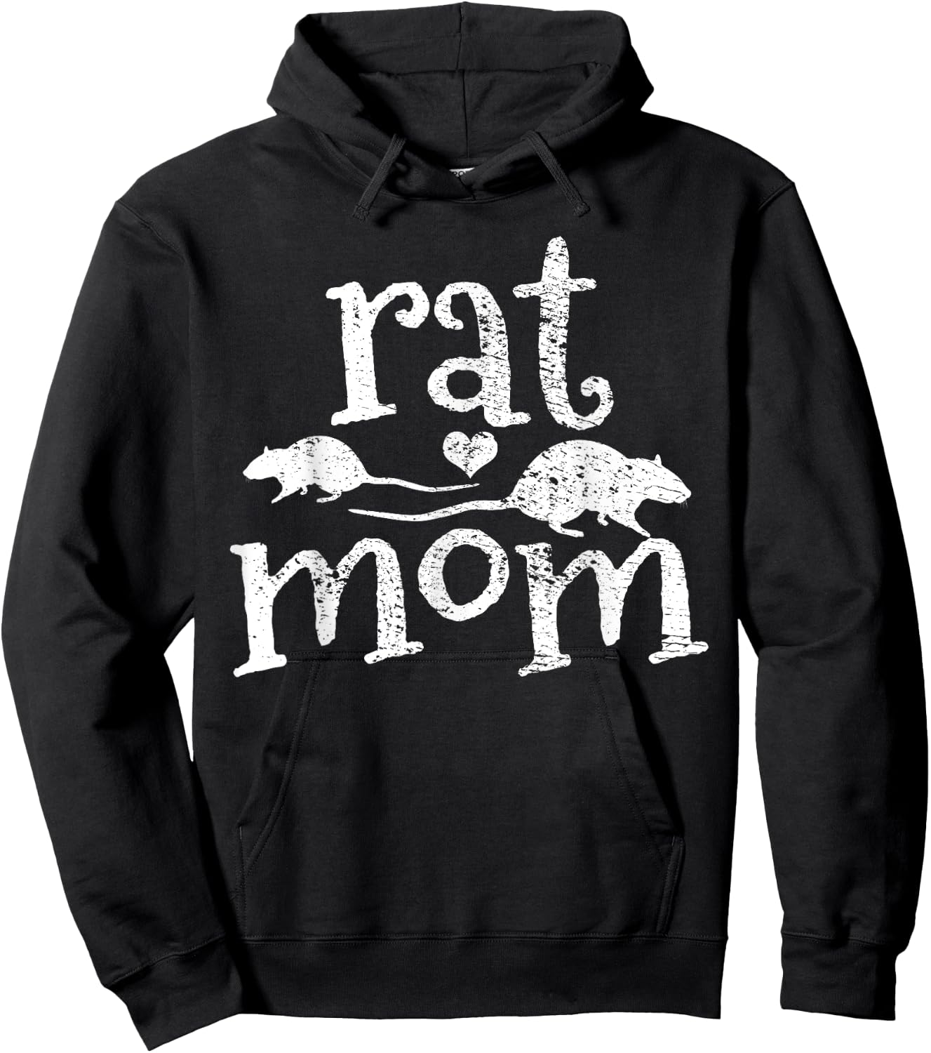 Rat mom Hoodie - Hoodie | Black