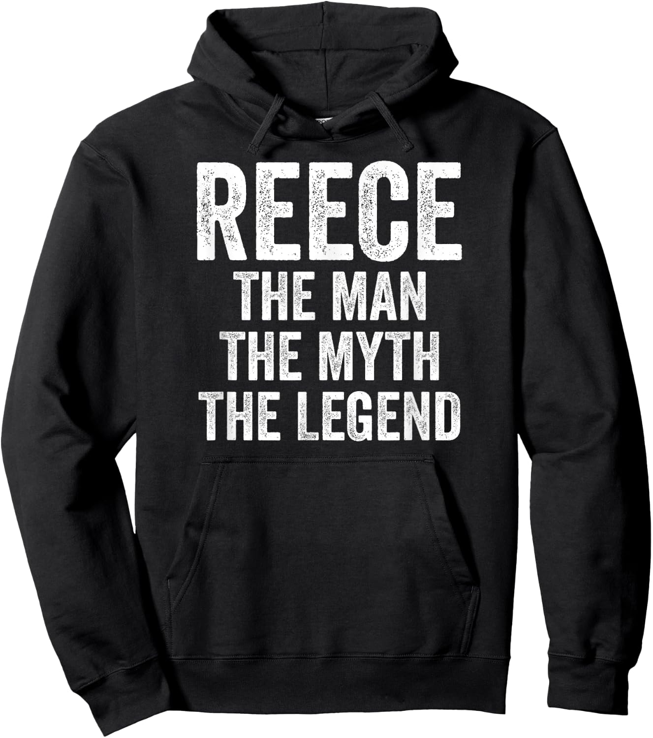 Reece The Man The Myth The Legend Shirt First Name Reece Hoodie - Hoodie | Black