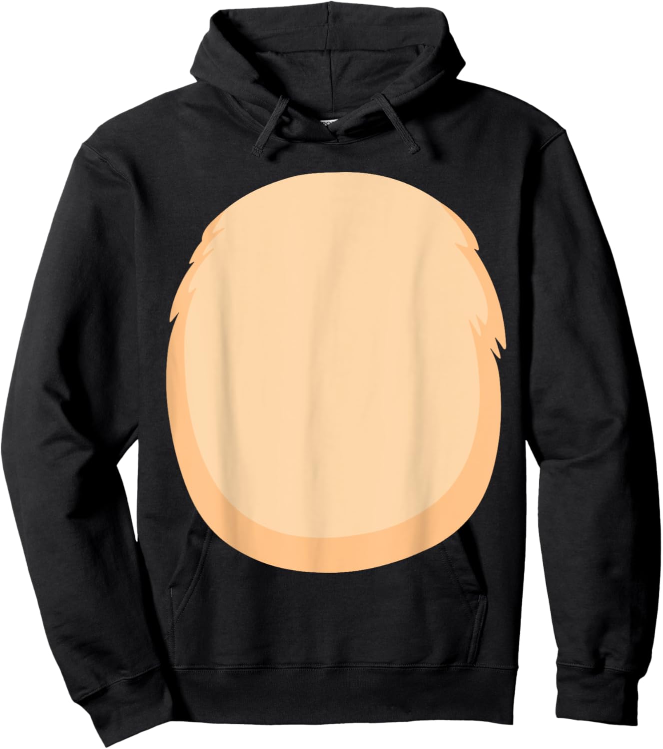 Bear Belly Costume for Halloween Furry Cartoon Stomach Brown Hoodie - Hoodie | Black