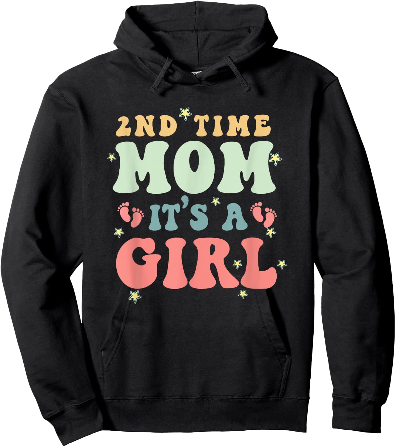 T-Shirt Hoodie - Hoodie | Black
