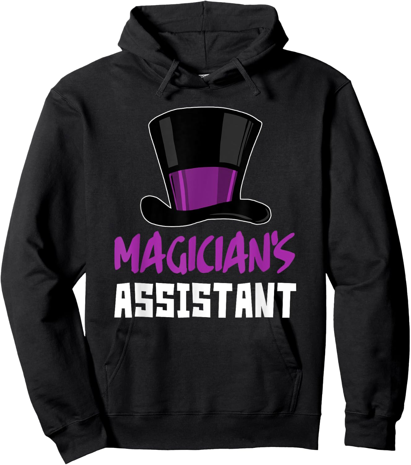 Magician's Assistant Top Hat Hoodie - Hoodie | Black