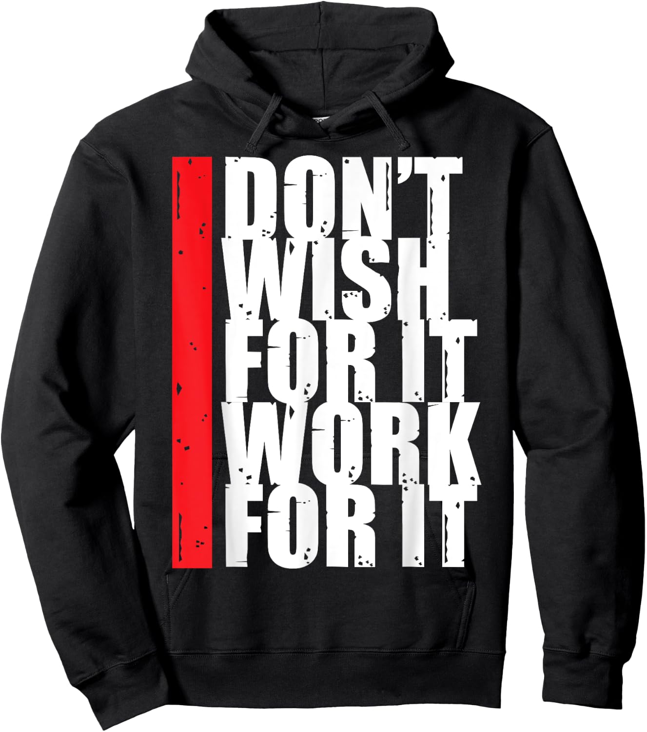 Work Harder Motivation Fitness Gym Entrepreneur Inspiration Hoodie - Hoodie | Black