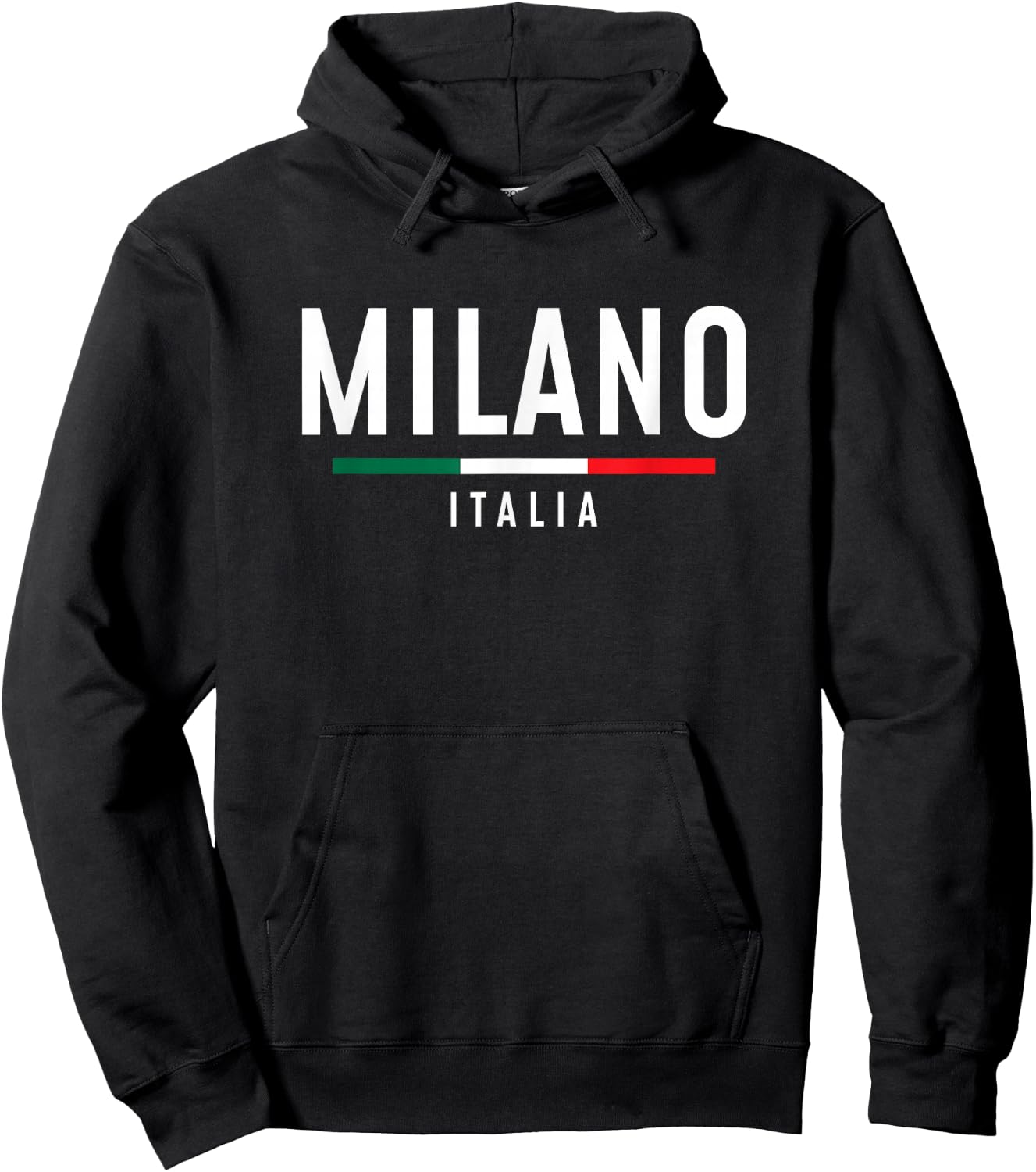 Milano Italia Vintage Milan Italy Boys Girls Retro Souvenir Hoodie - Hoodie | Black