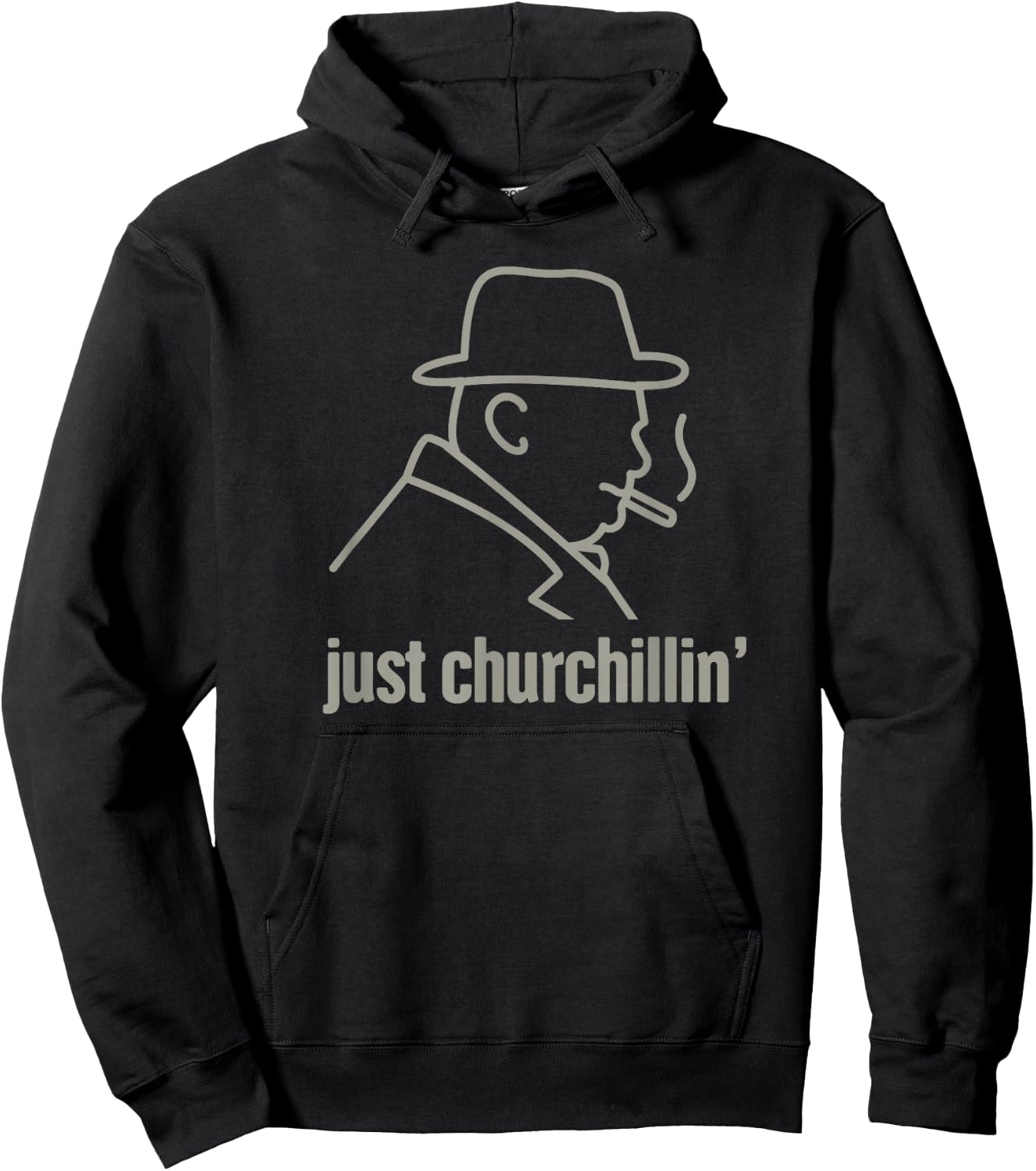 Funny Winston Churchill /WWII Battle of Britain Hoodie - Hoodie | Black