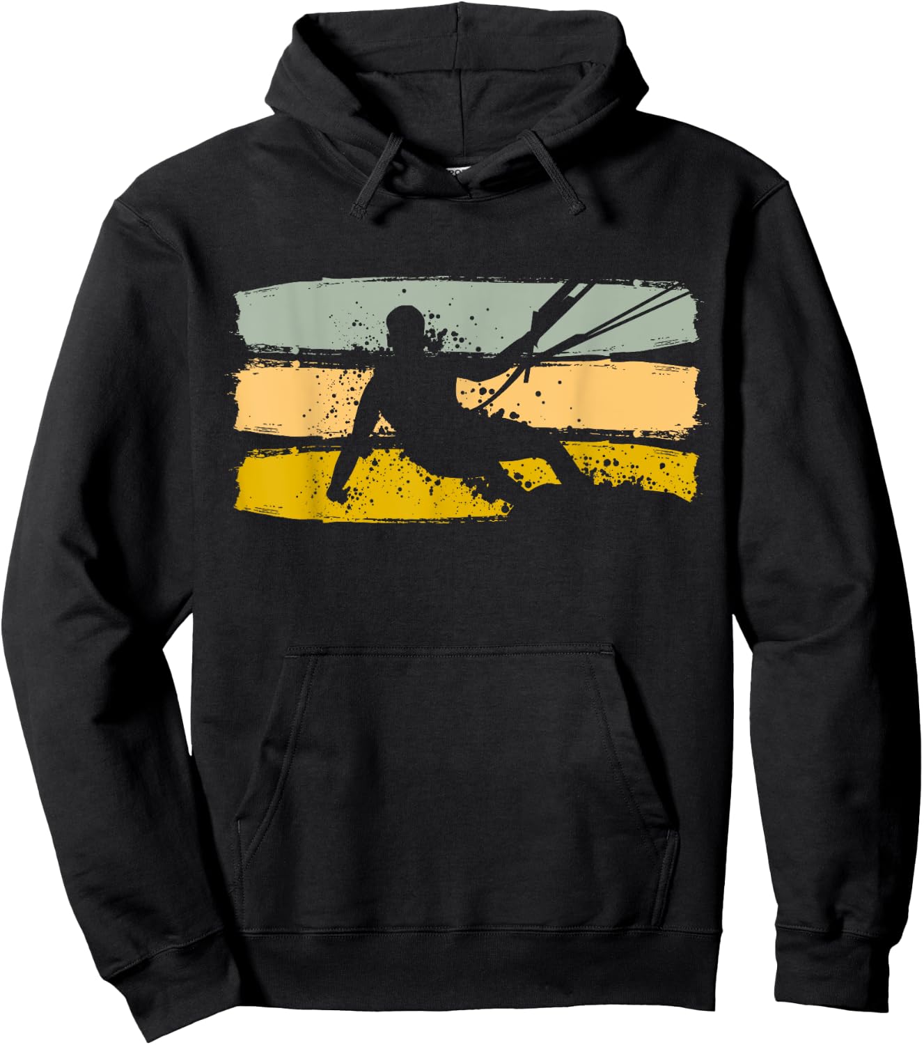 Kiteboarding Kite Board Kitesurfing Hoodie - Hoodie | Black