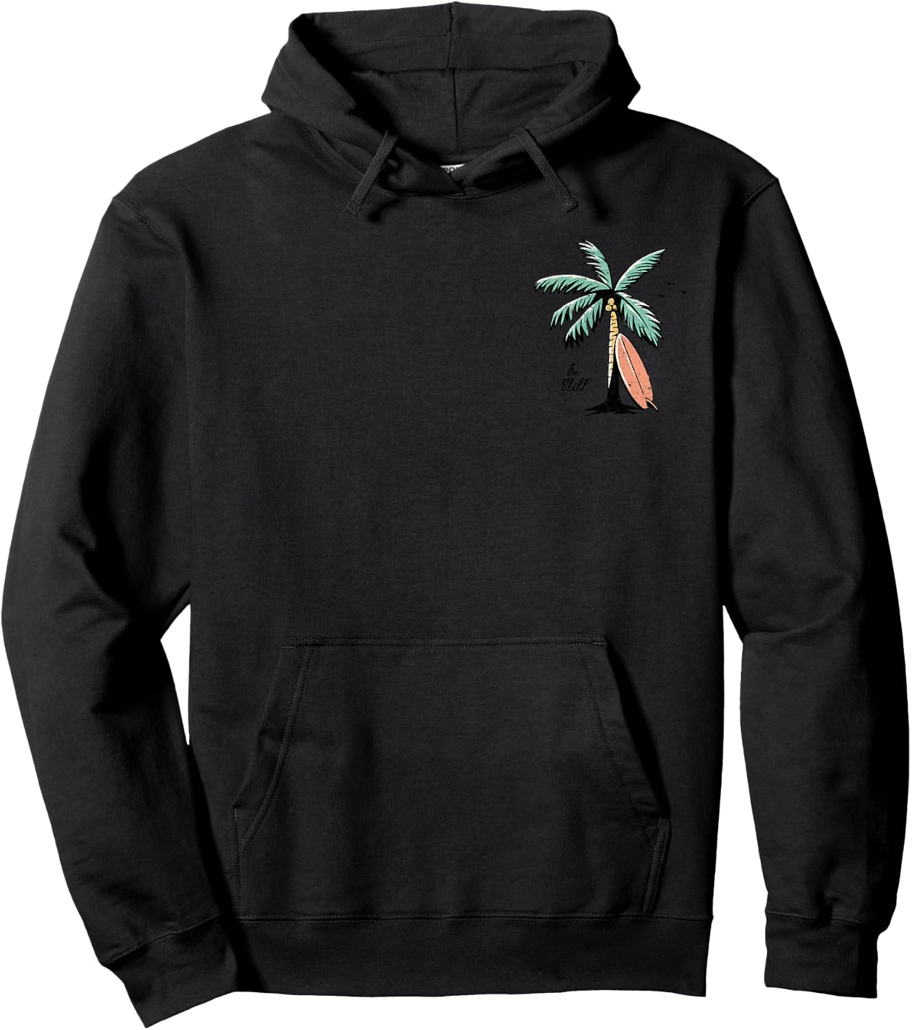 Even The Wind And Wave Obey Him - Front and Back, Be Still Hoodie - Hoodie | Black