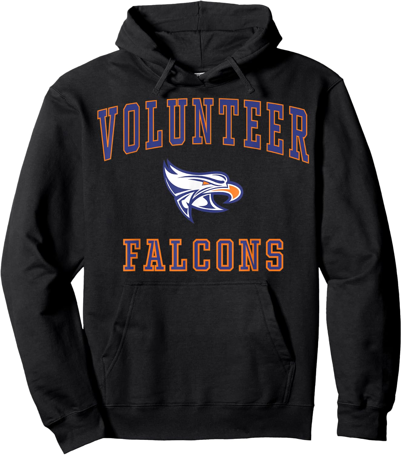 Volunteer High School Falcons C1 Hoodie - Hoodie | Black