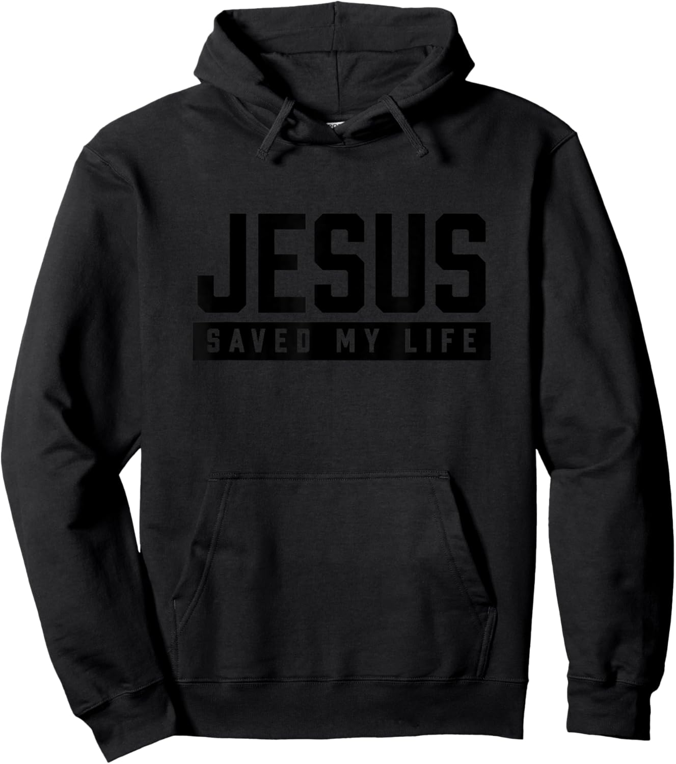 Jesus Saved My Life Hoodie - Hoodie | Black