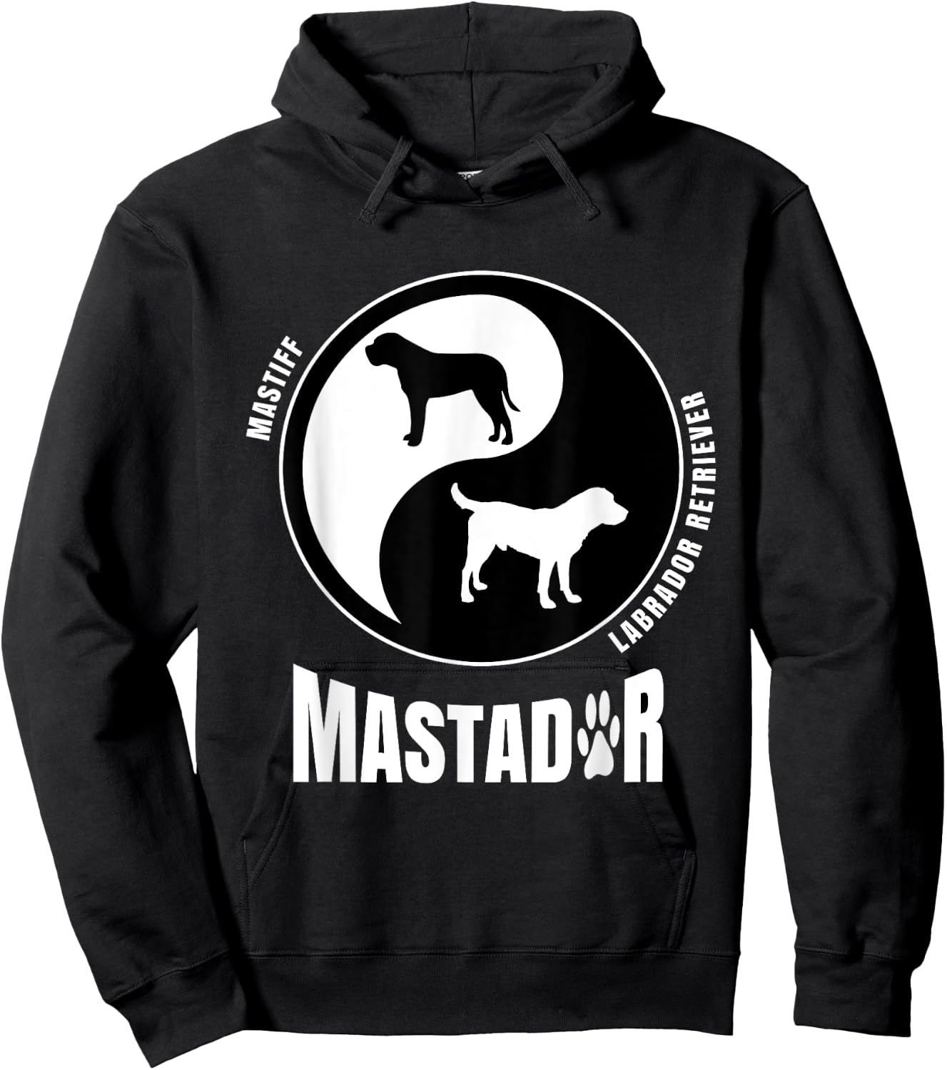 Mastador Dog Cross Breed Owners Breeders Pet Mastador Men Women Kids Hoodie - Hoodie | Black