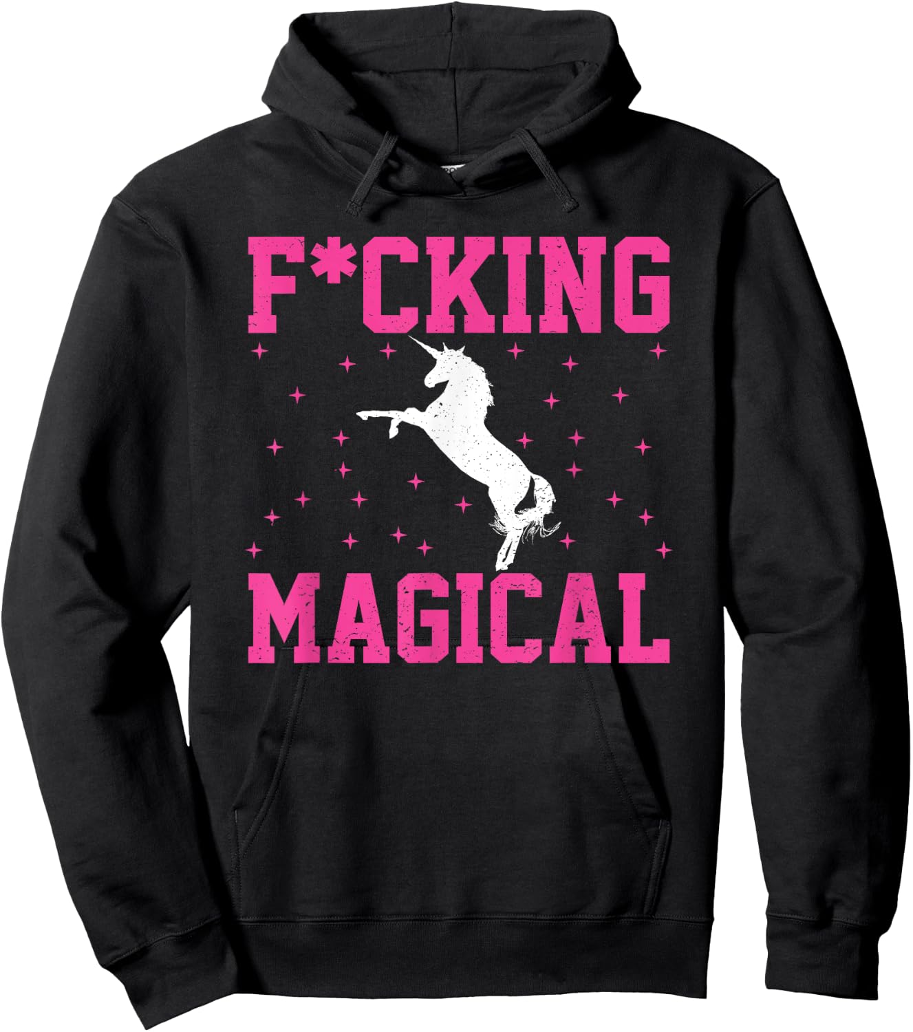 Fucking Magical Fcking As F Fuck Retro Vintage Bday Gift Hoodie - Hoodie | Black