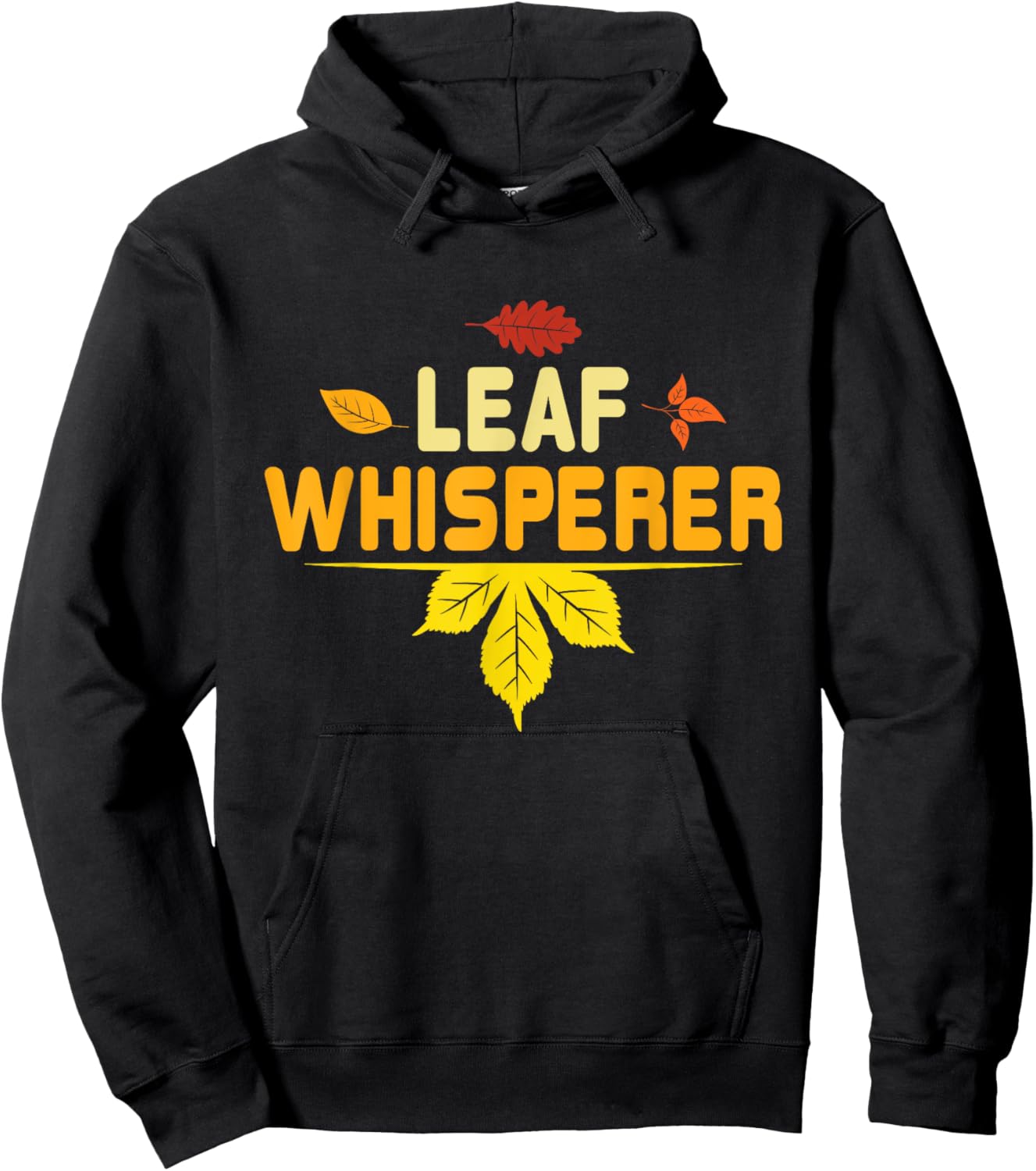Leaf Whisperer - Fall Season Leaves Leaf Peeper Hoodie - Hoodie | Black