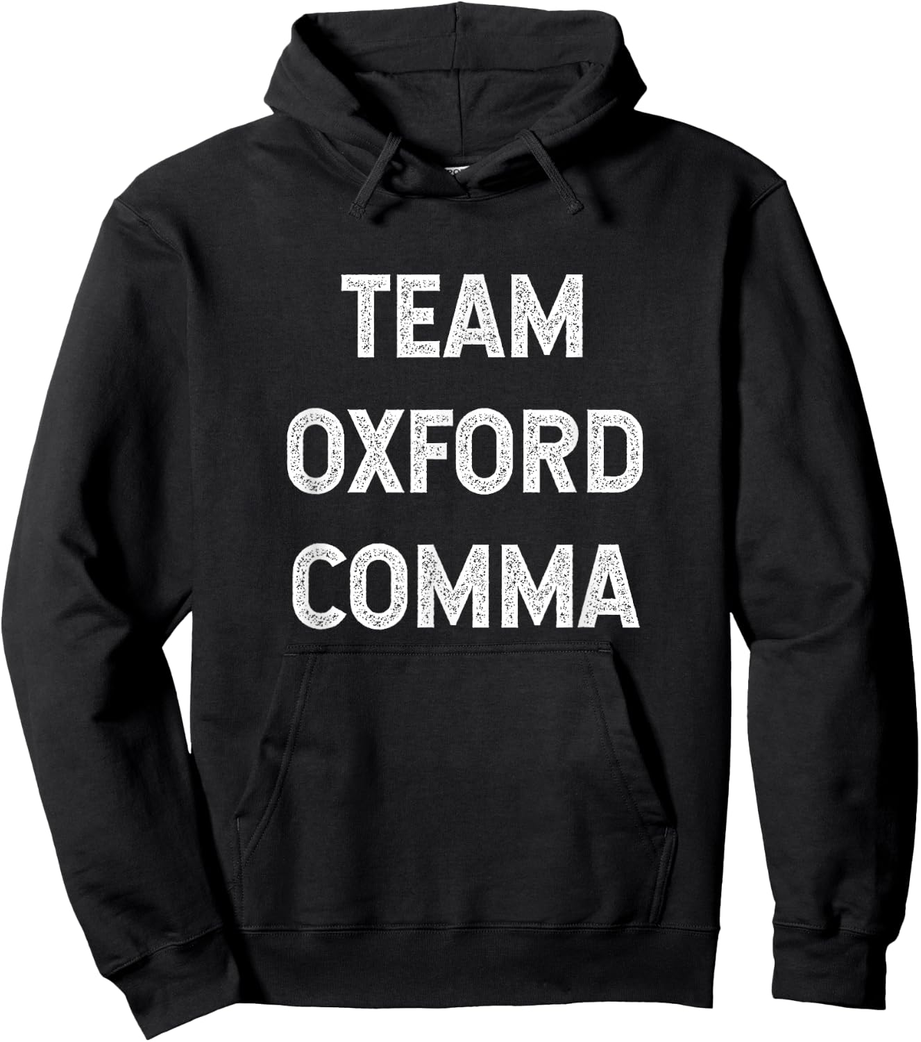 Team Oxford Comma - English Majors and Teachers Women Girls Kids Hoodie - Hoodie | Black