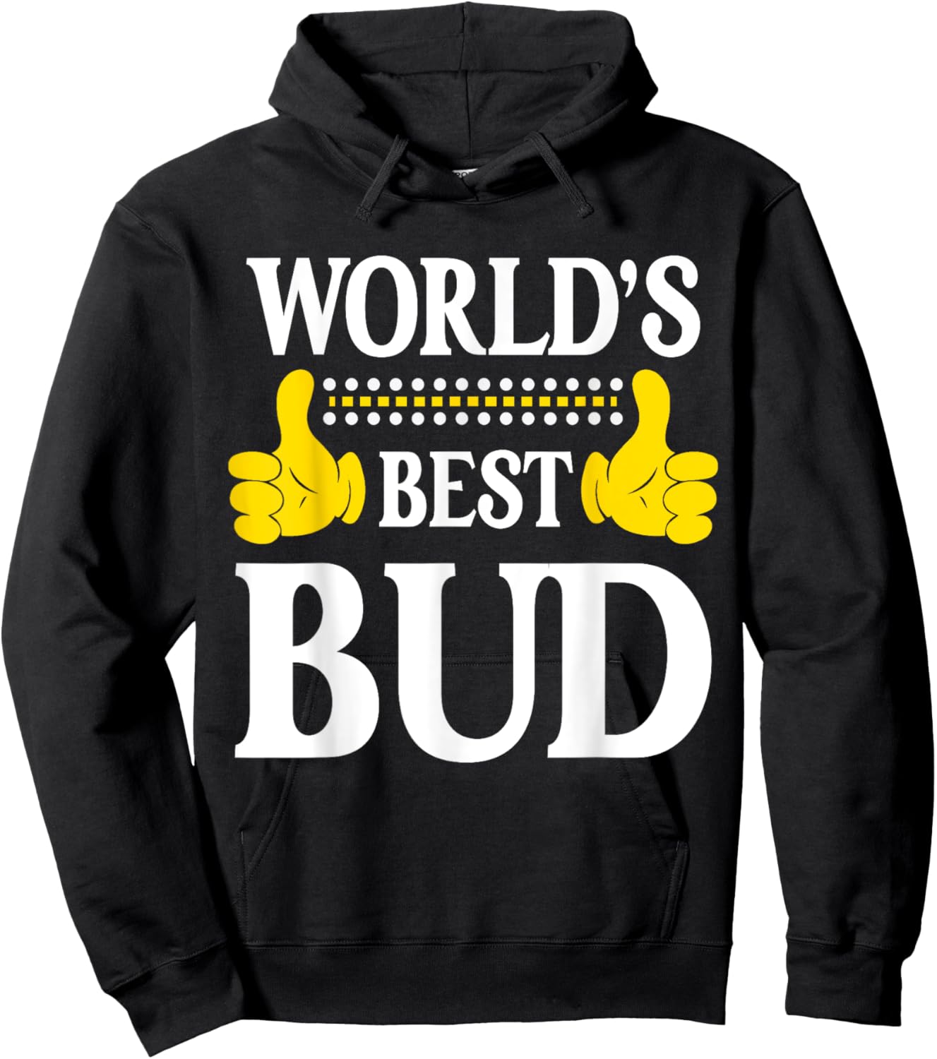Bud Personal Name Funny First Name World's Best Bud Hoodie - Hoodie | Black