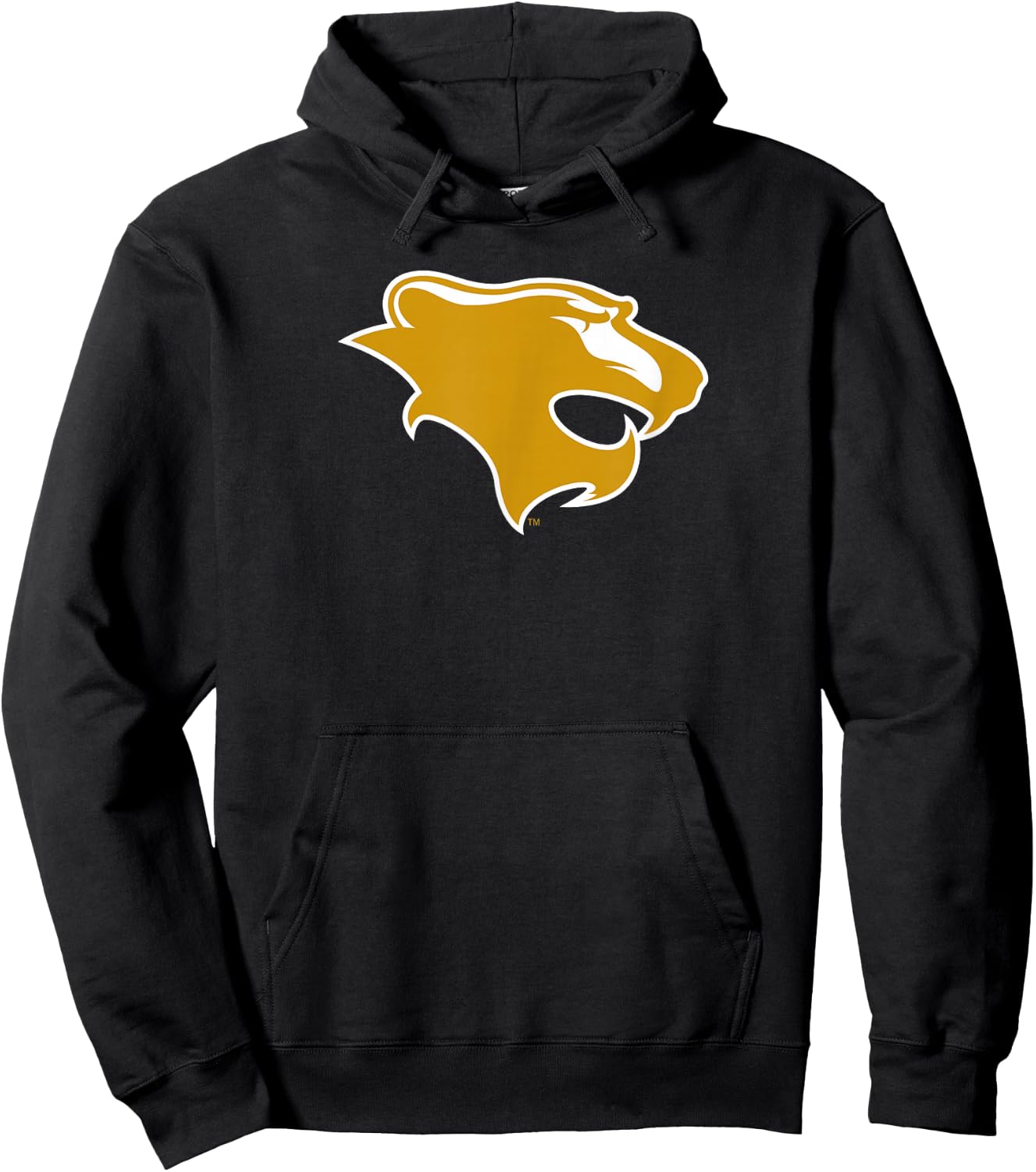 Georgian Court University Lions Primary Logo Hoodie - Hoodie | Black