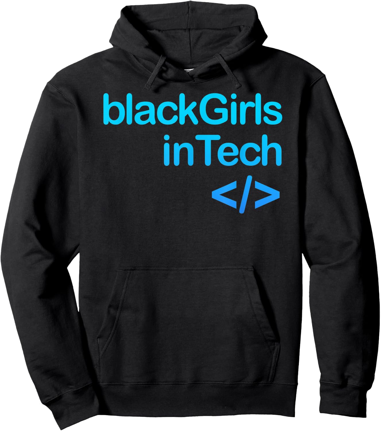 Black girls code. African American women in technology, tech Hoodie - Hoodie | Black