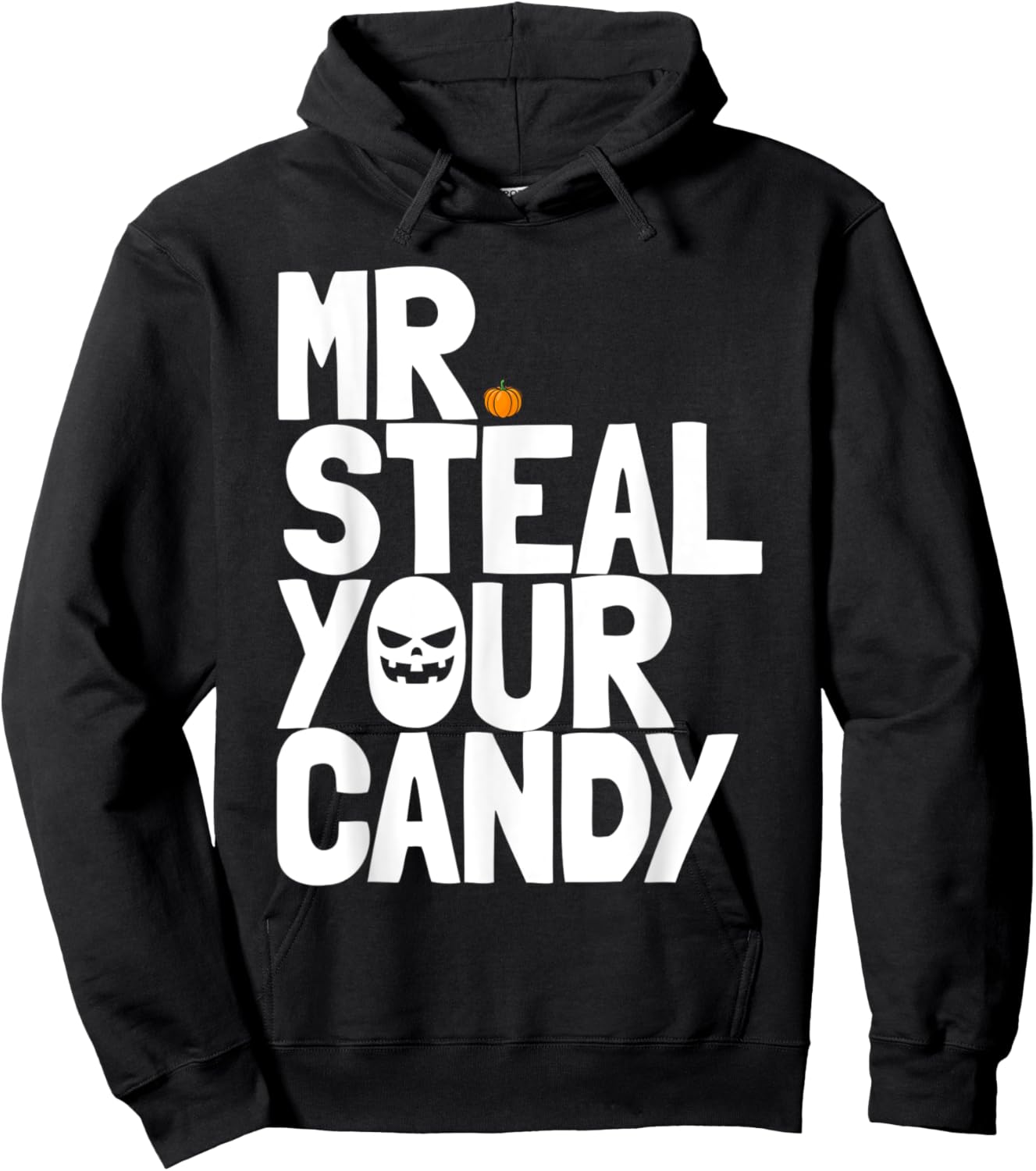 Mr Steal Your Candy Toddler Halloween Outfit Boys Halloween Hoodie - Hoodie | Black