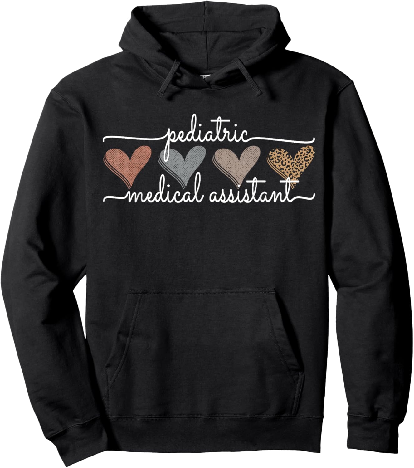 Pediatric Medical Assistant Pediatric MA Oncology Cardiology Hoodie - Hoodie | Black