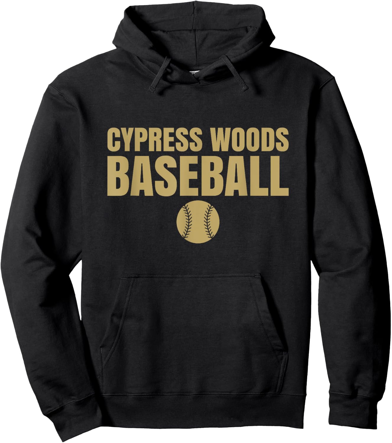 Cypress Woods High School Baseball Hoodie - Hoodie | Black