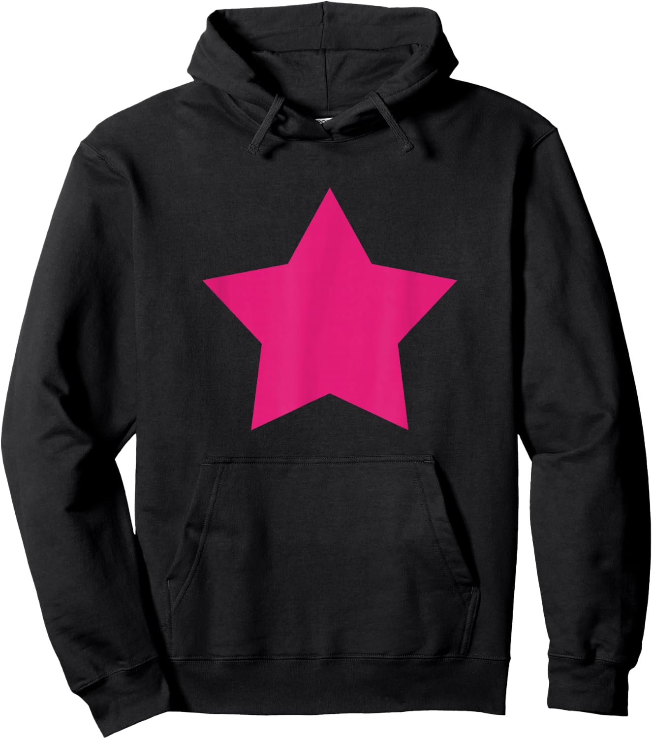 Cute Purple Pink Star Design Hoodie - Hoodie | Black