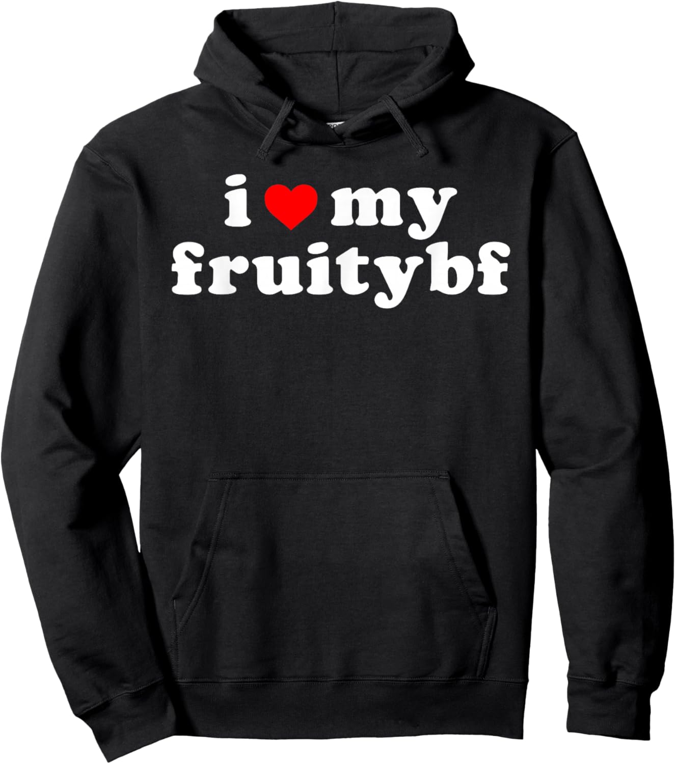 I Love My Fruity Bf Apparel Hoodie - Hoodie | Black
