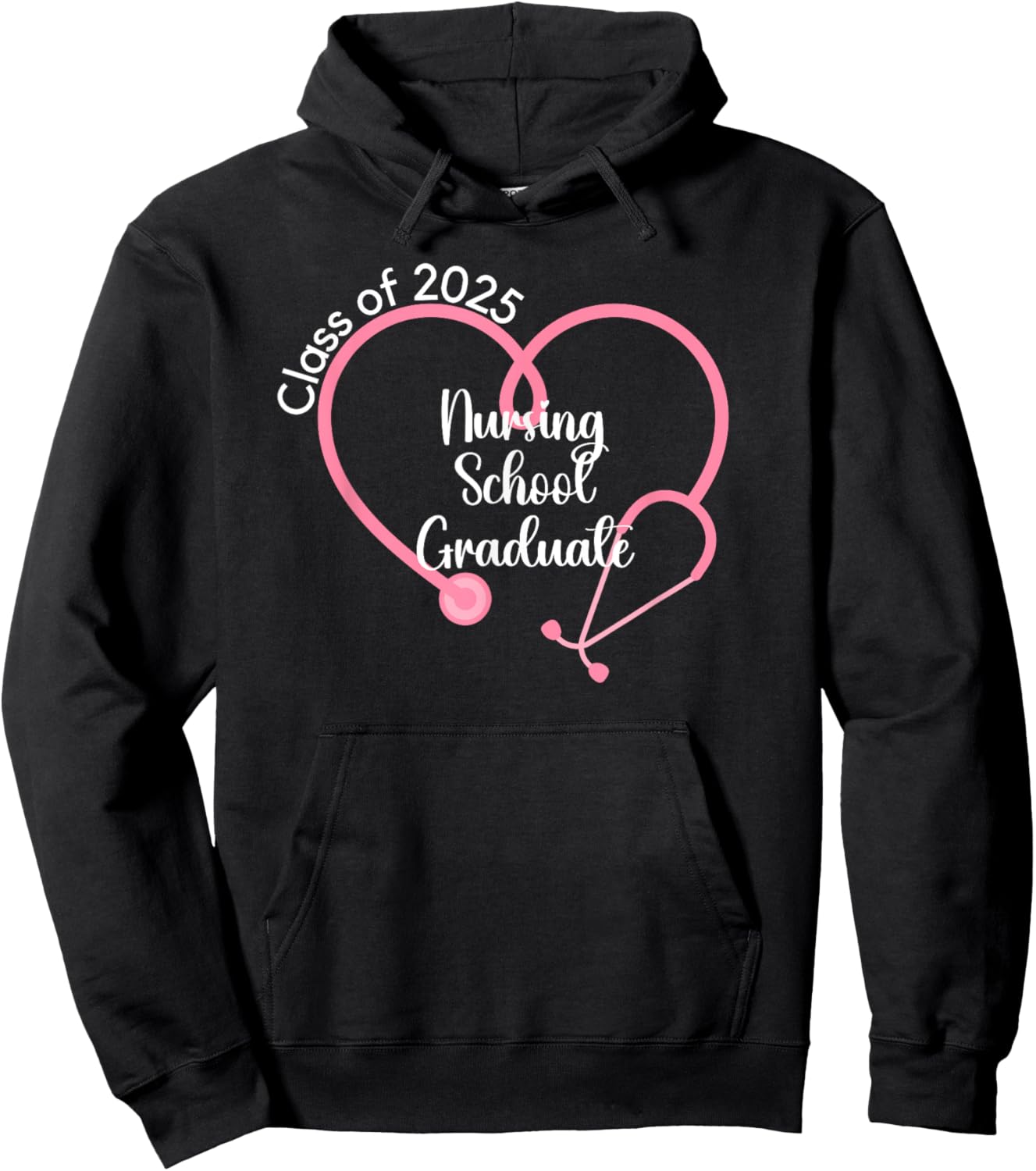 Class Of 2025 Nursing School Graduate Nurse Graduation Hoodie - Hoodie | Black