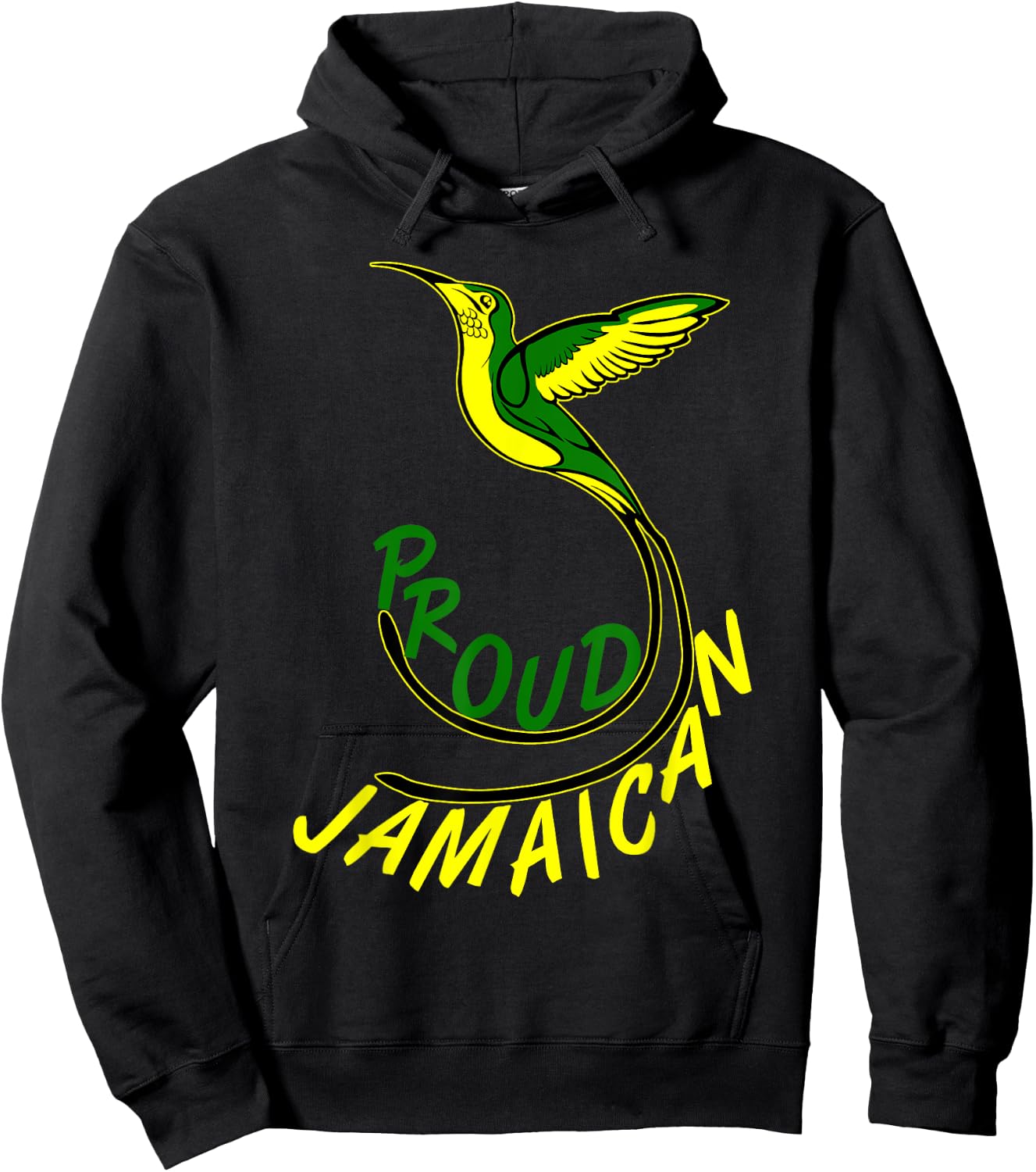 Jamaica Shirt Proud Jamaican doctor bird Gift Men & Women Hoodie - Hoodie | Black