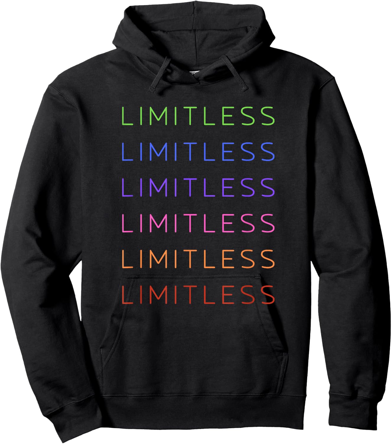 Limitless - Inspirational & Motivational Hoodie - Hoodie | Black