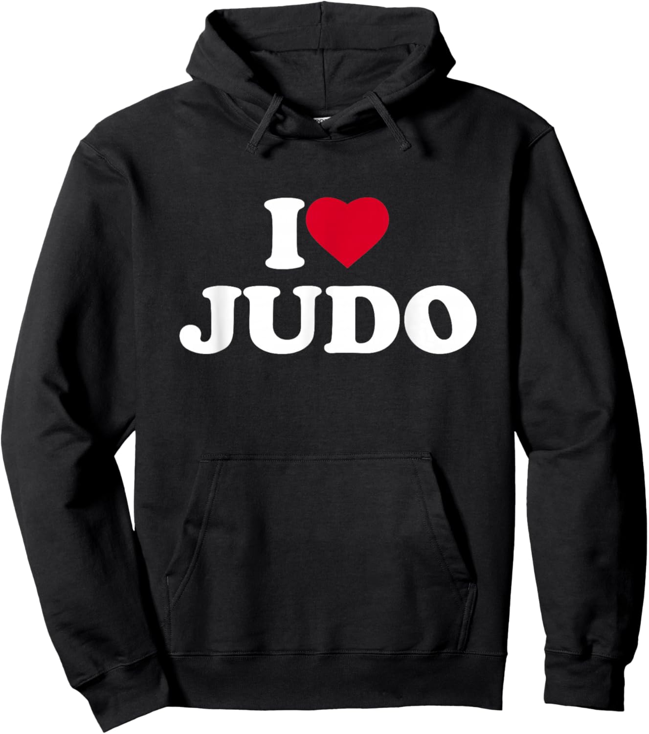 I Love Judo I Heart Judo Lover Judoka Hoodie - Hoodie | Black