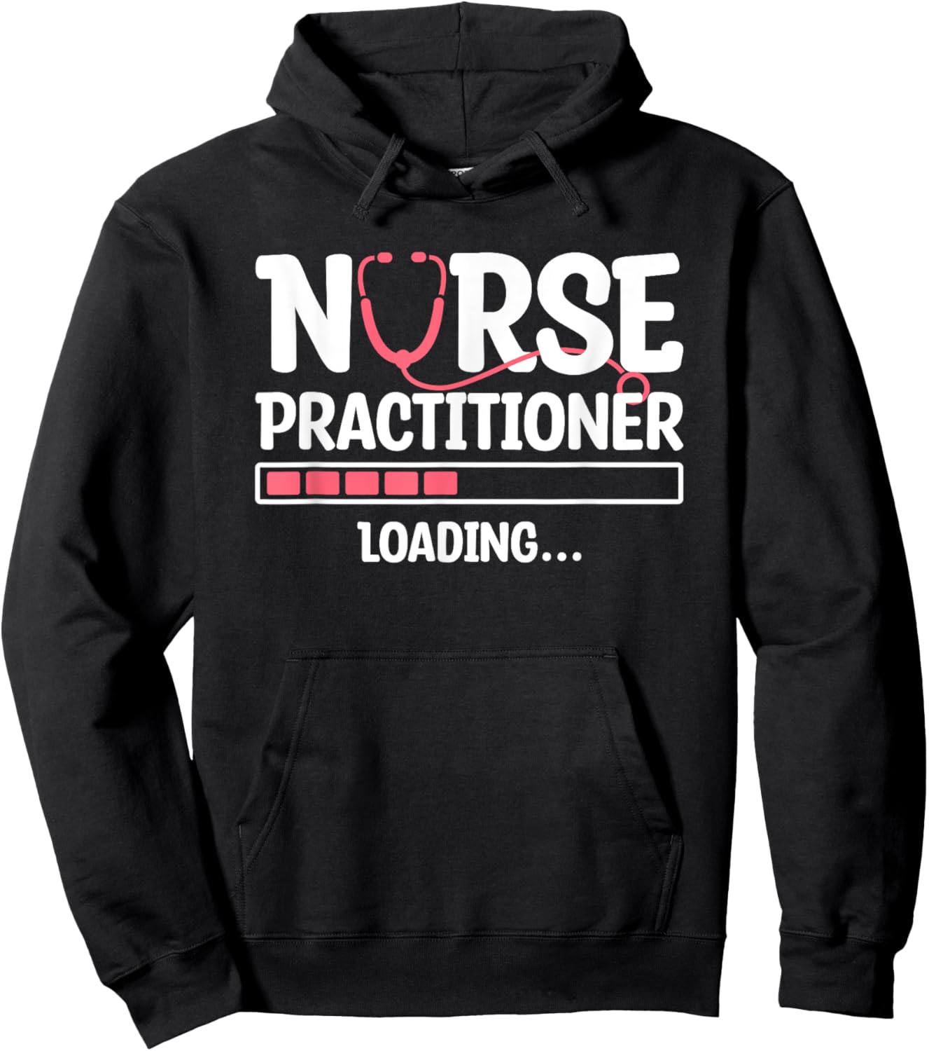 Nurse Practitioner Loading NP Nursing Nurses Hoodie - Hoodie | Black