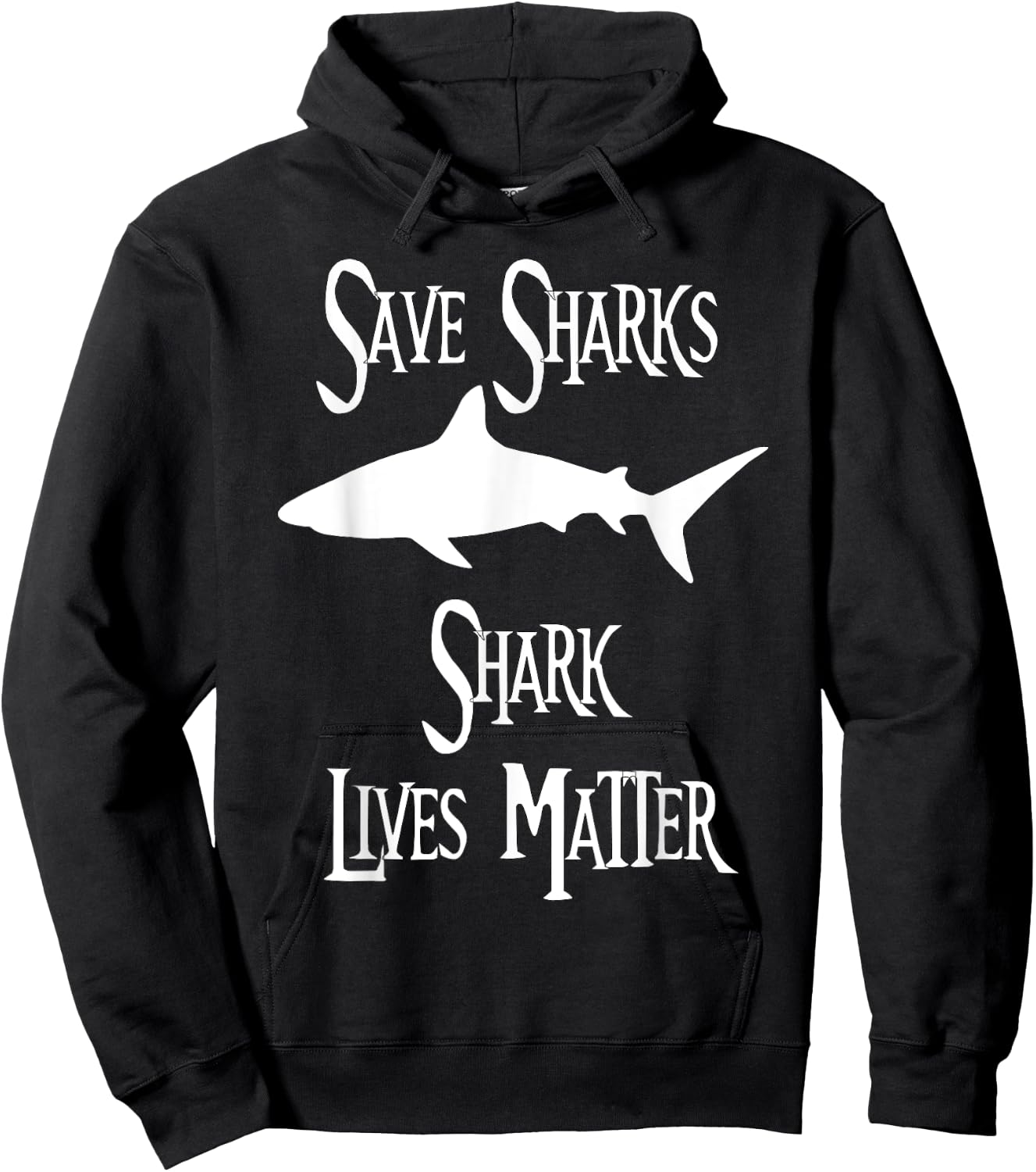 Shark Lives Matter Hoodie - Hoodie | Black