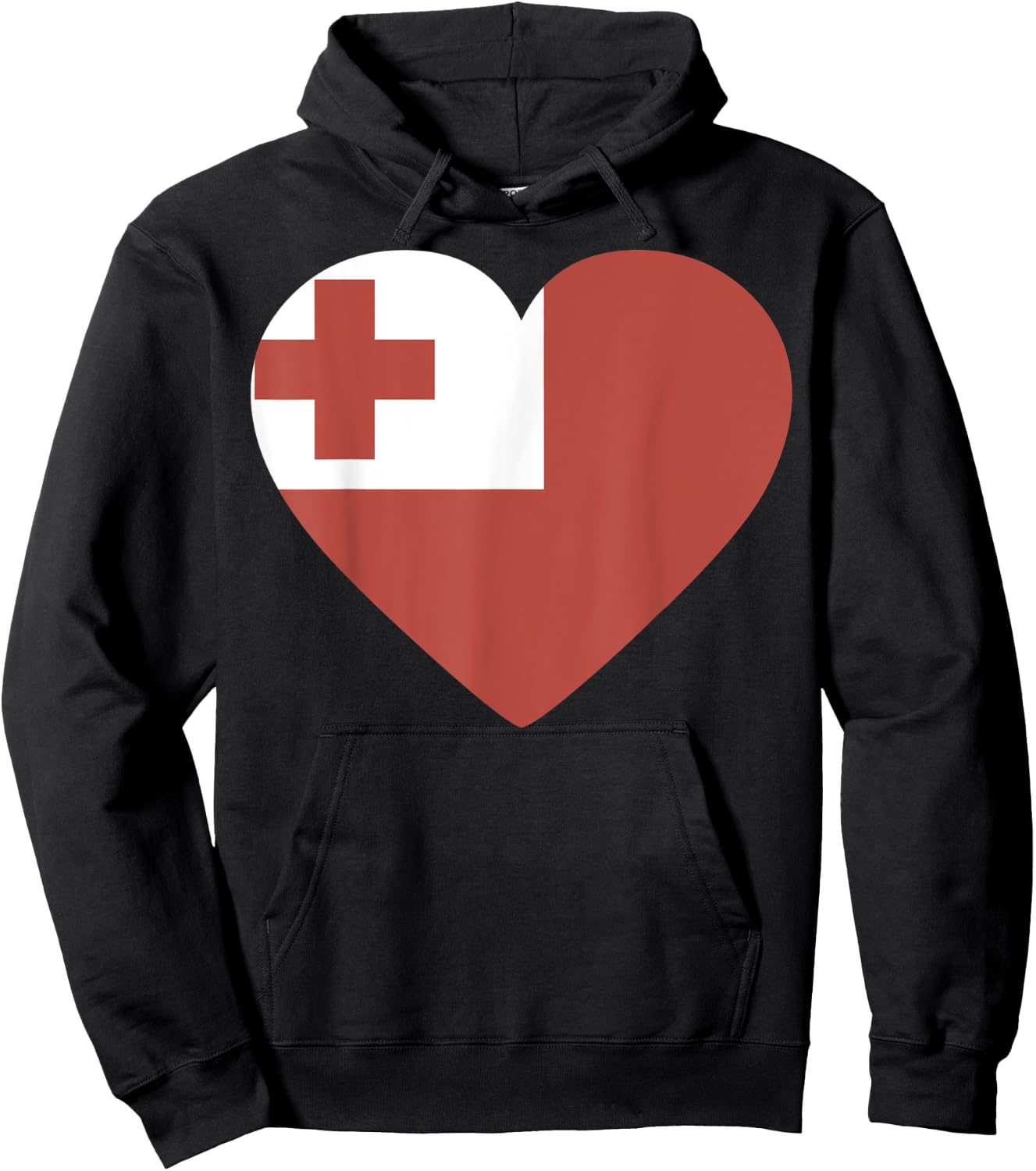 National Flag of Tonga souvenir gift women Hoodie - Hoodie | Black