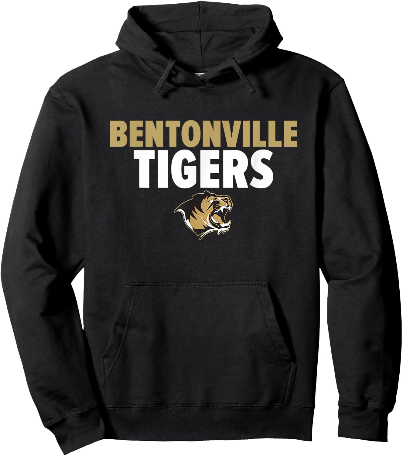 Bentonville Tigers Logo Bold HS Hoodie - Hoodie | Black
