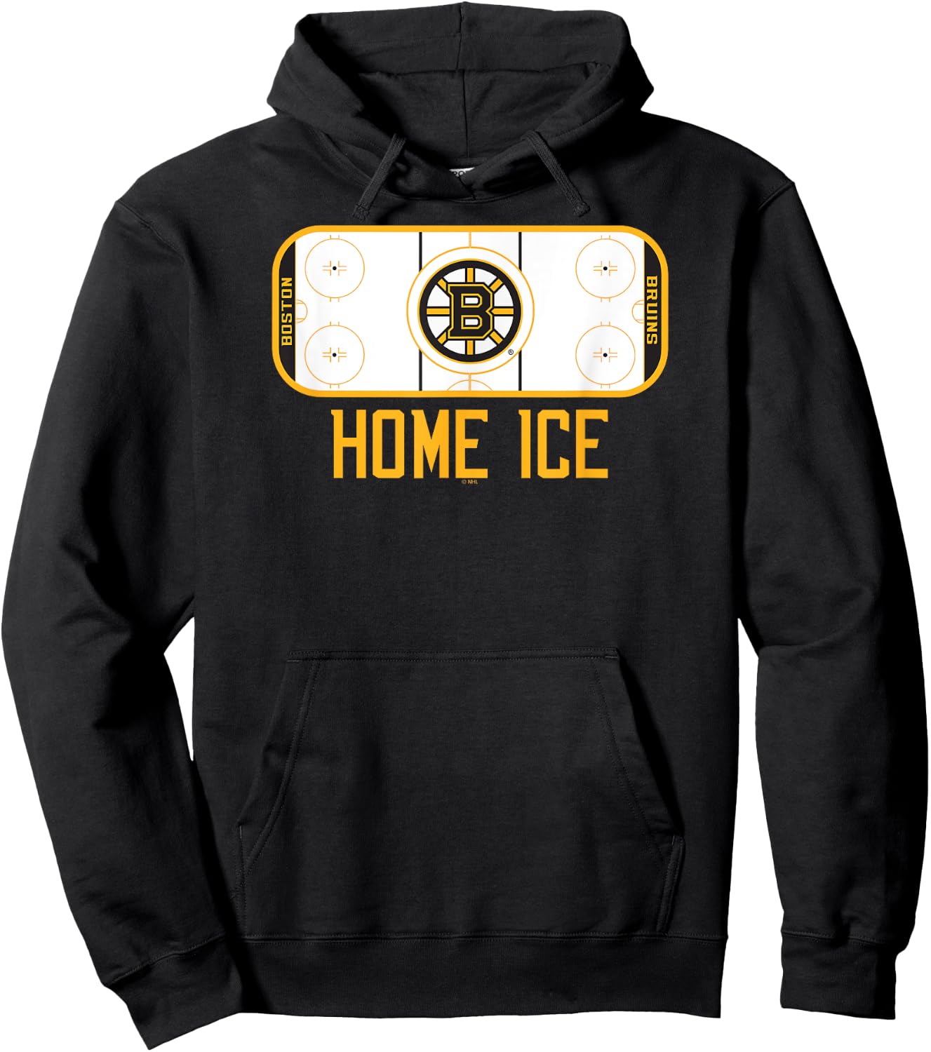 Boston Bruins Home Ice Black Officially Licensed Hoodie - Hoodie | Black