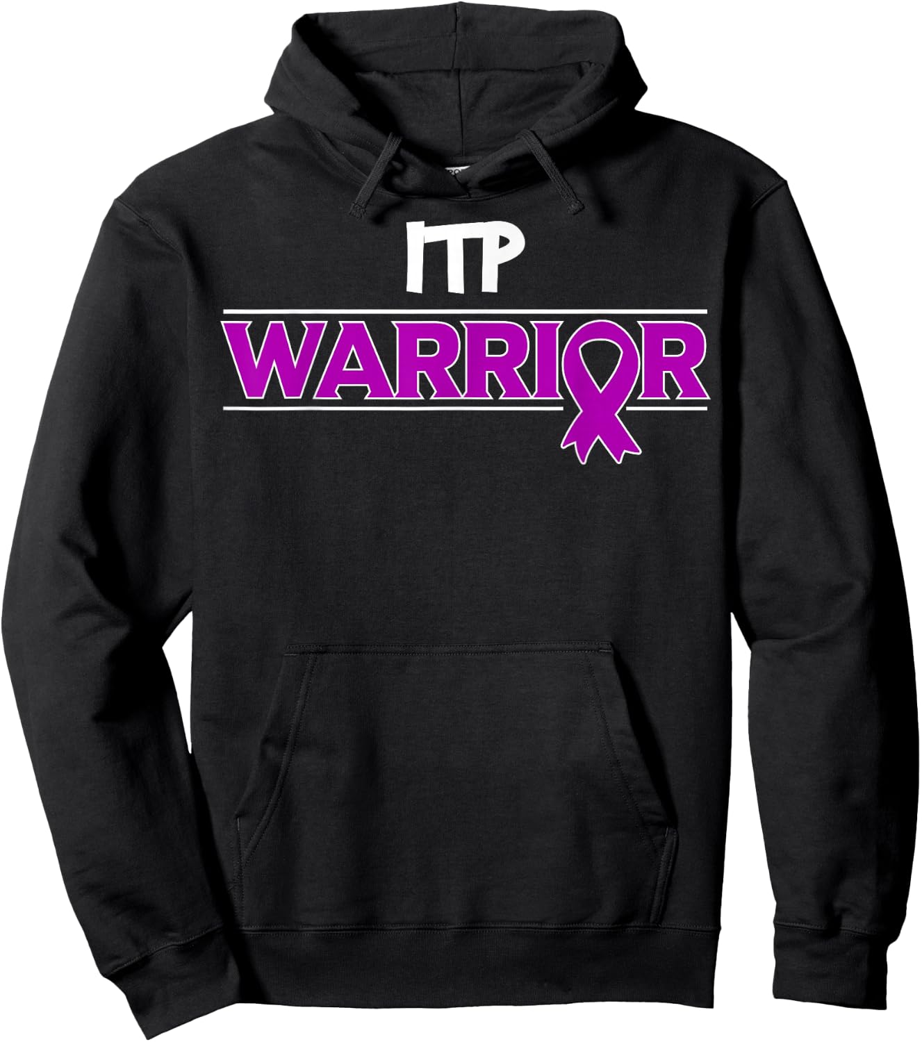 ITP Warrior Immune Thrombocytopenia Platelets Awareness Hoodie - Hoodie | Black