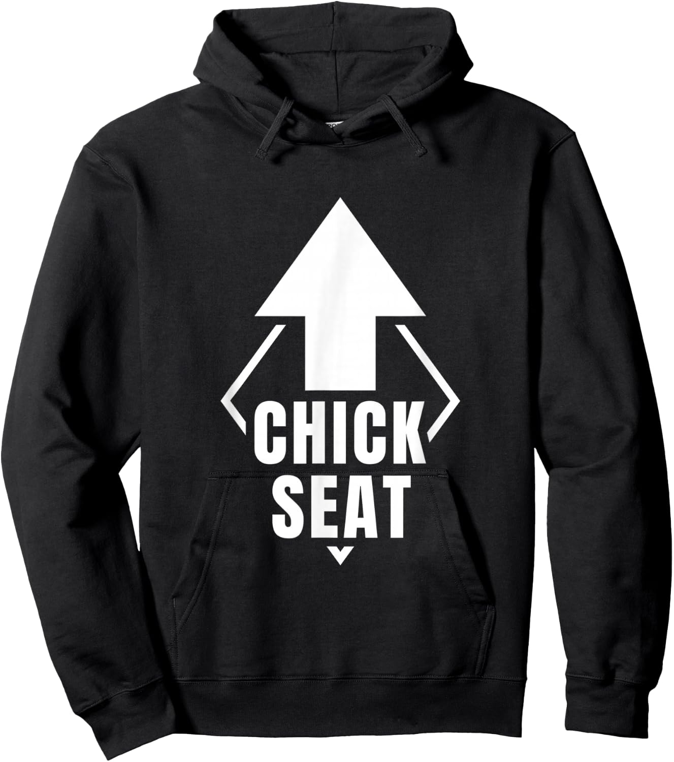 Chick Seat any girlyoung woman Hoodie - Hoodie | Black