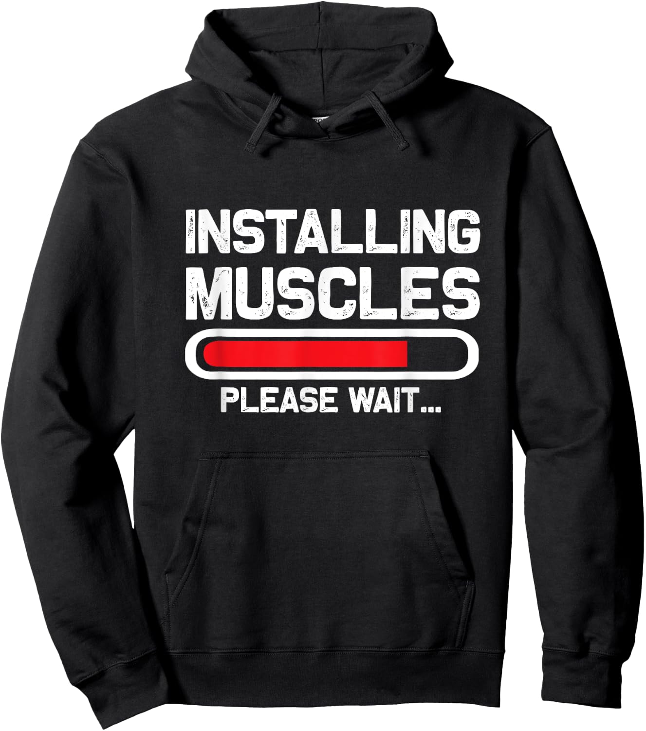 Installing Muscles - Loading - Please Wait...Fitness Hoodie - Hoodie | Black